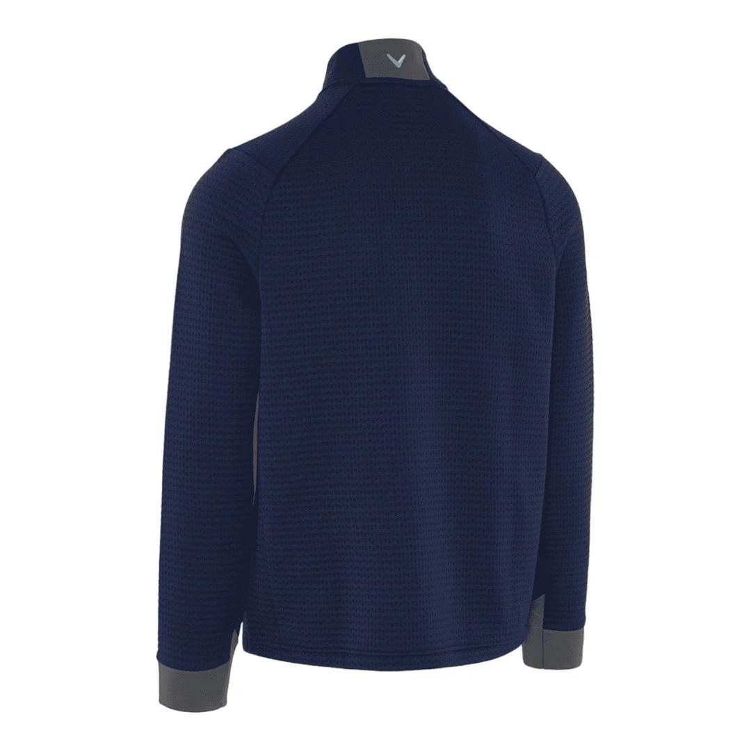 Callaway Midweight Textured 1/4-Zip Golf Fleece CGKFD038 - Image 2