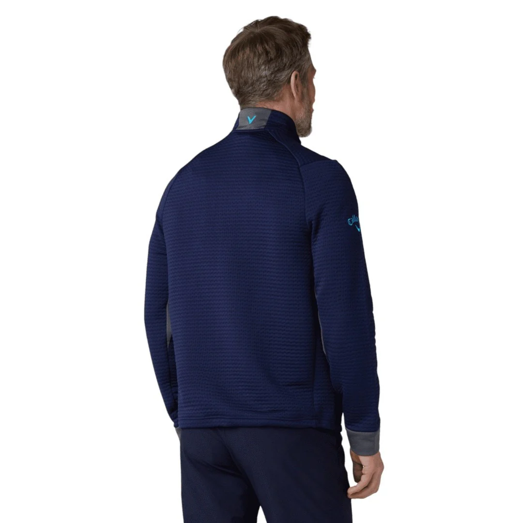 Callaway Midweight Textured 1/4-Zip Golf Fleece CGKFD038 - Image 4