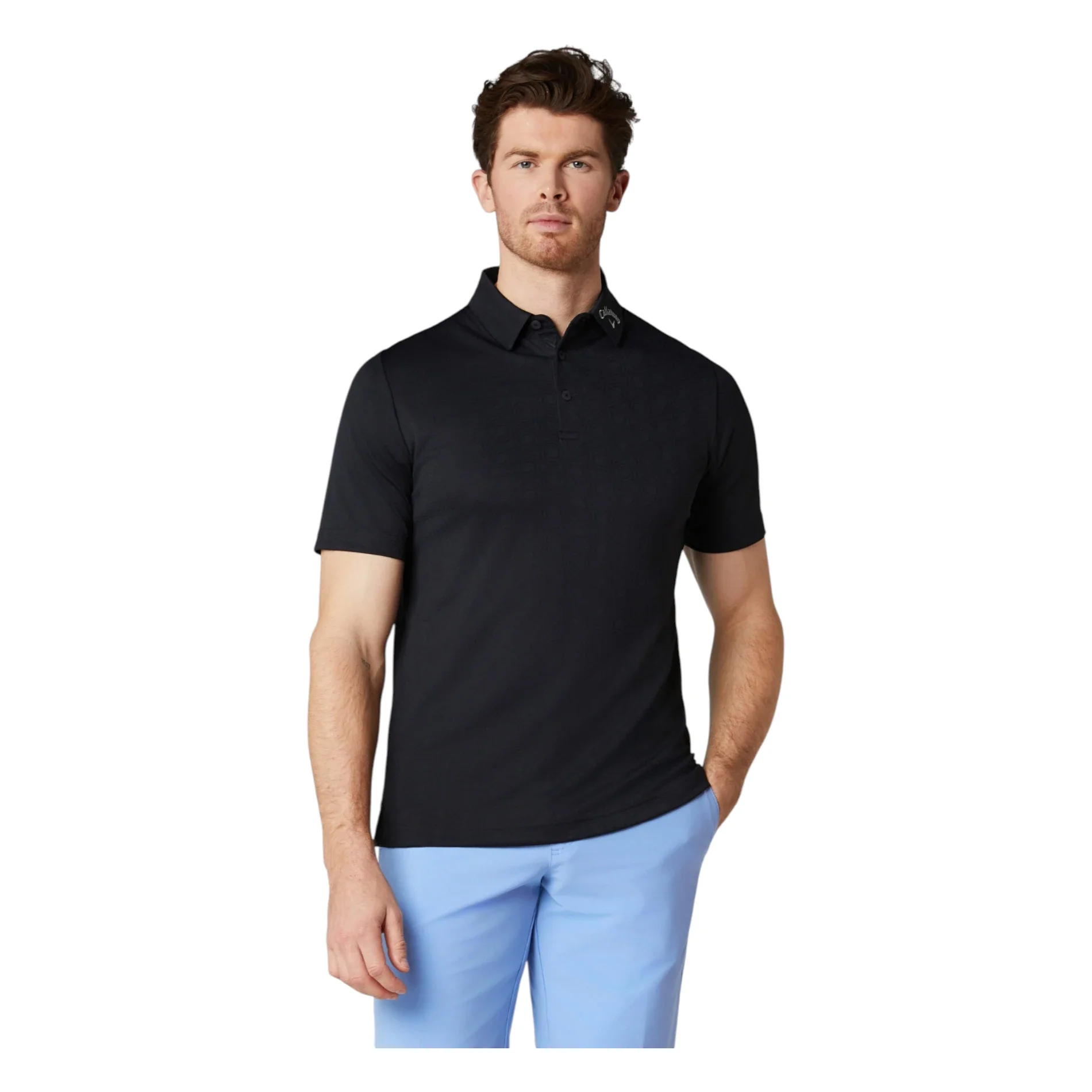 Callaway Odyssey Ventilated Jacquard Golf Polo Shirt CGKSG0C6 - Image 3