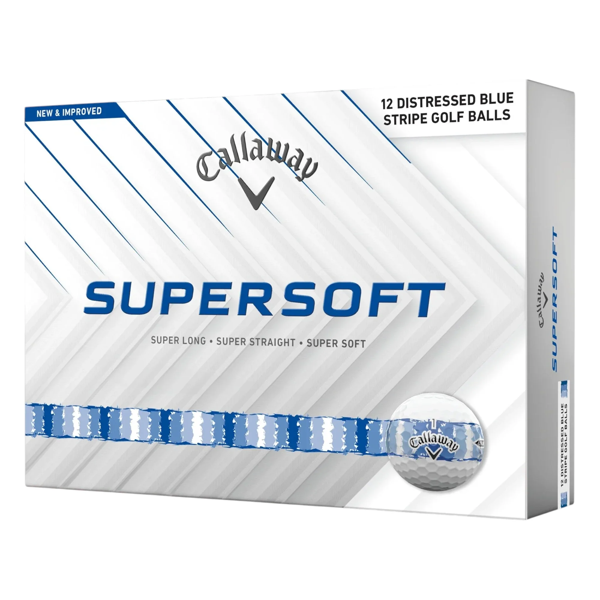 Callaway Supersoft Distressed Stripe Golf Balls