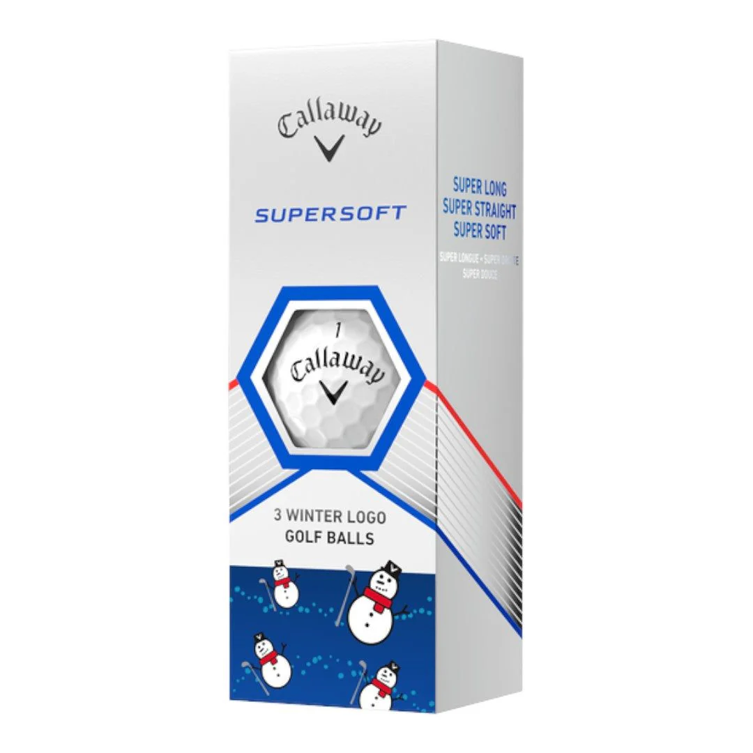 Callaway Limited Edition Supersoft Winter Golf Balls | White - Image 4