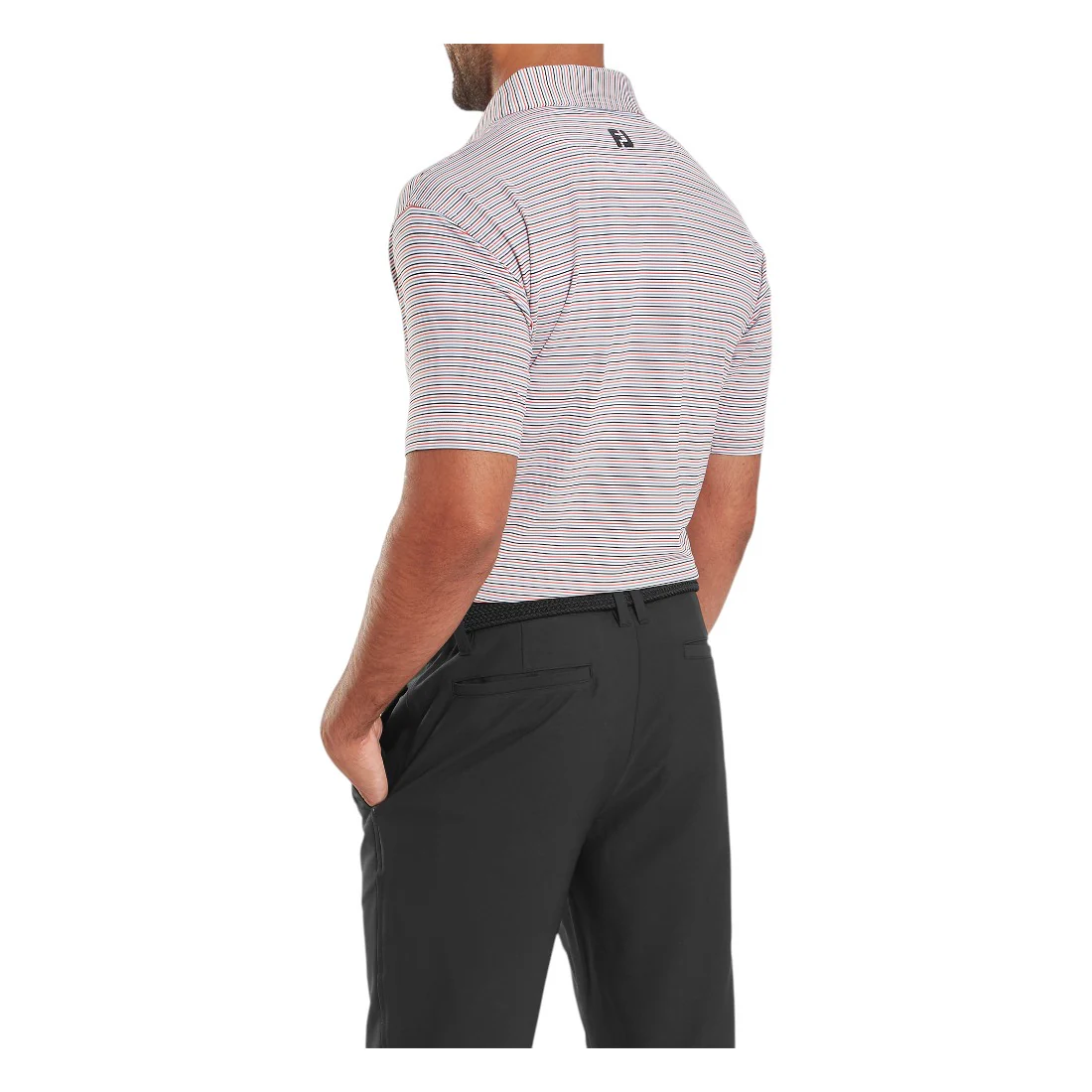FootJoy Balance Stripe Lisle Golf Polo Shirt 34030 - Image 4
