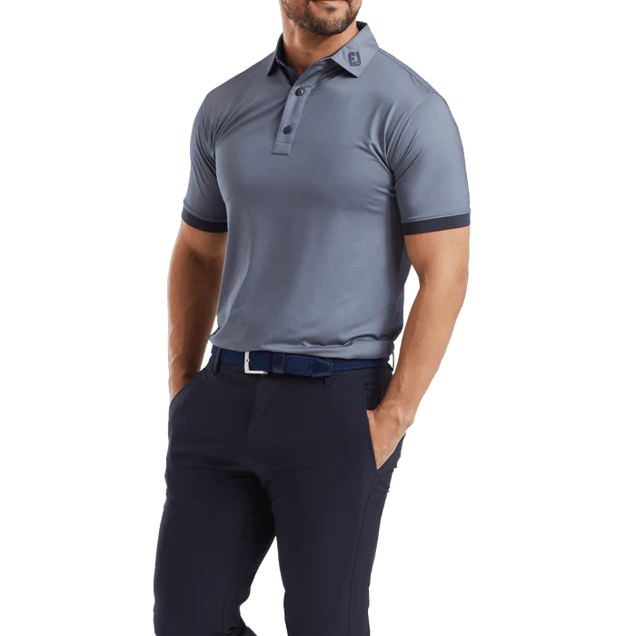 FootJoy Banded Birdseye Golf Polo Shirt 31932 - Image 2