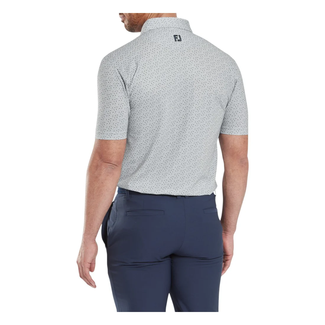 FootJoy Bounce Print Pique Golf Polo Shirt 34039 - Image 4