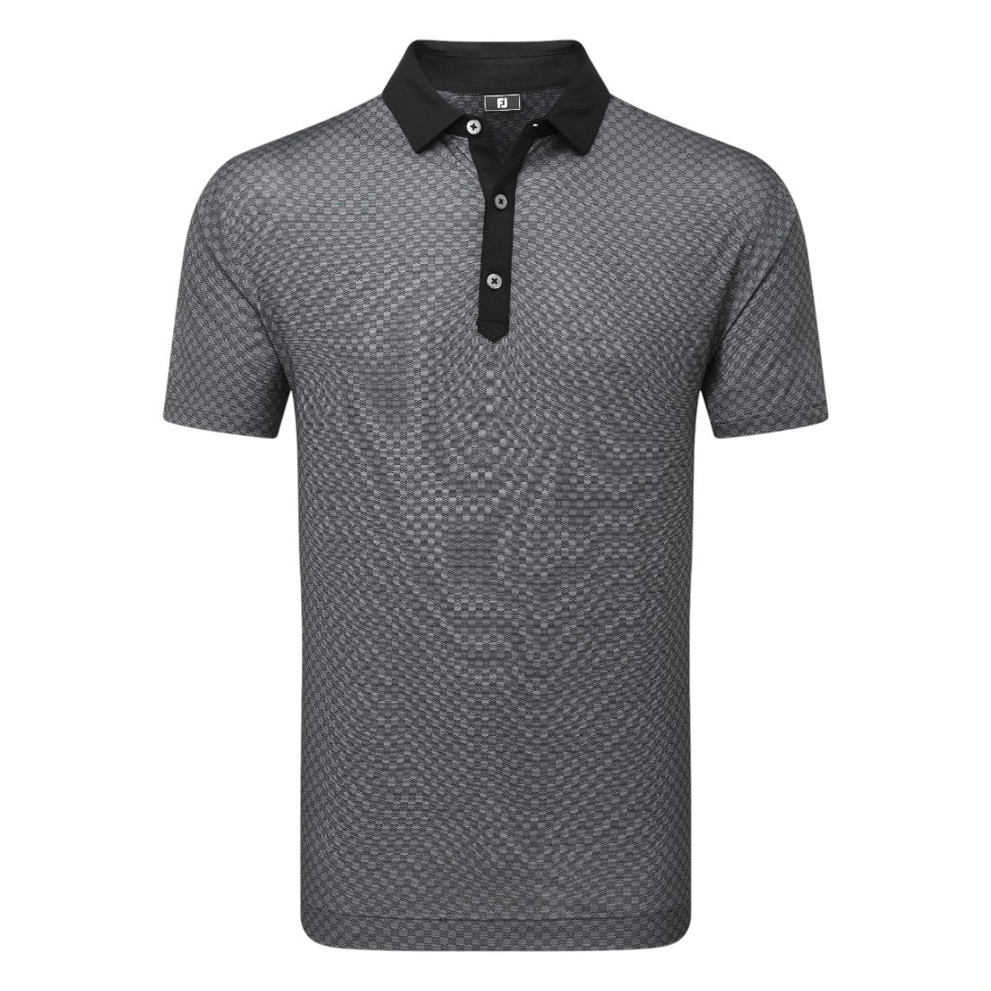 FootJoy Checker Print Lisle Golf Polo Shirt 34017