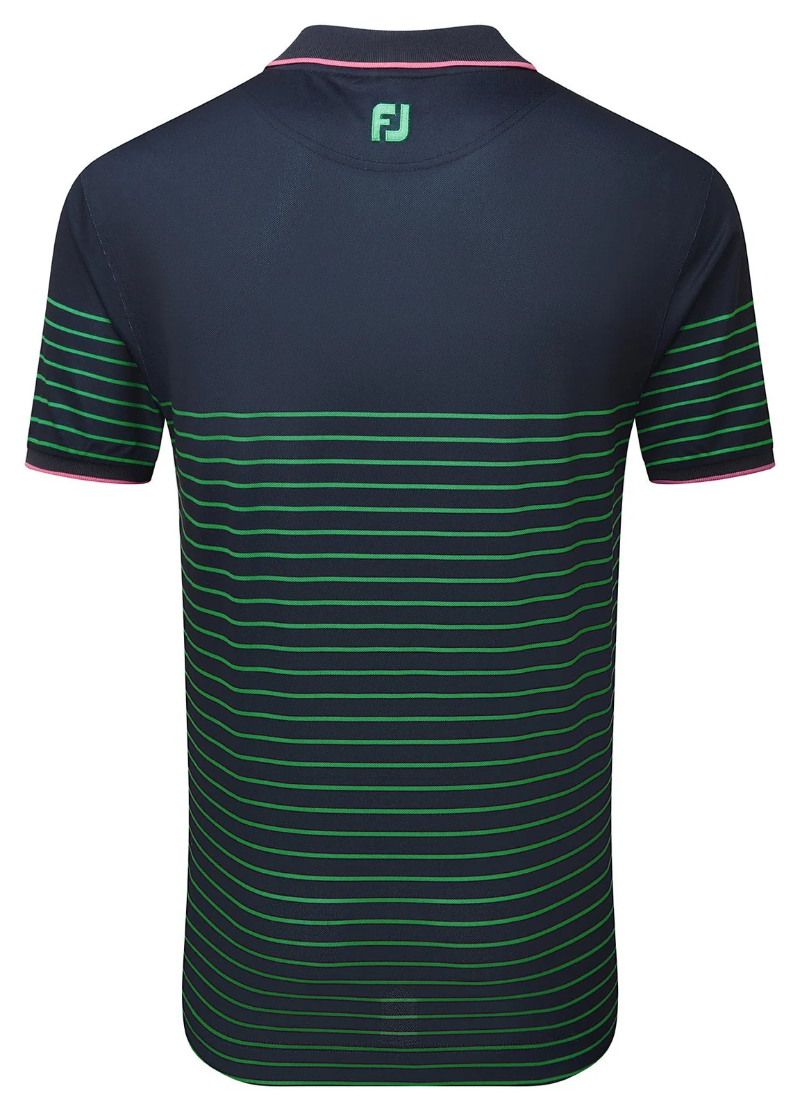 Footjoy Breton Stripe Pique Golf Polo Shirt 88792 - Image 2