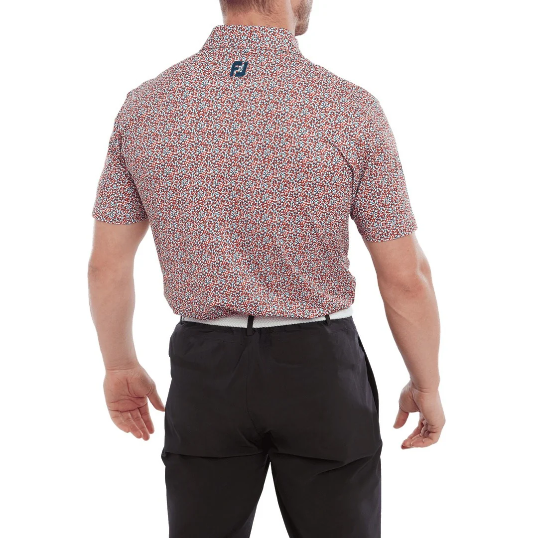 FootJoy Confetti Print Golf Polo Shirt 80089 - Image 4