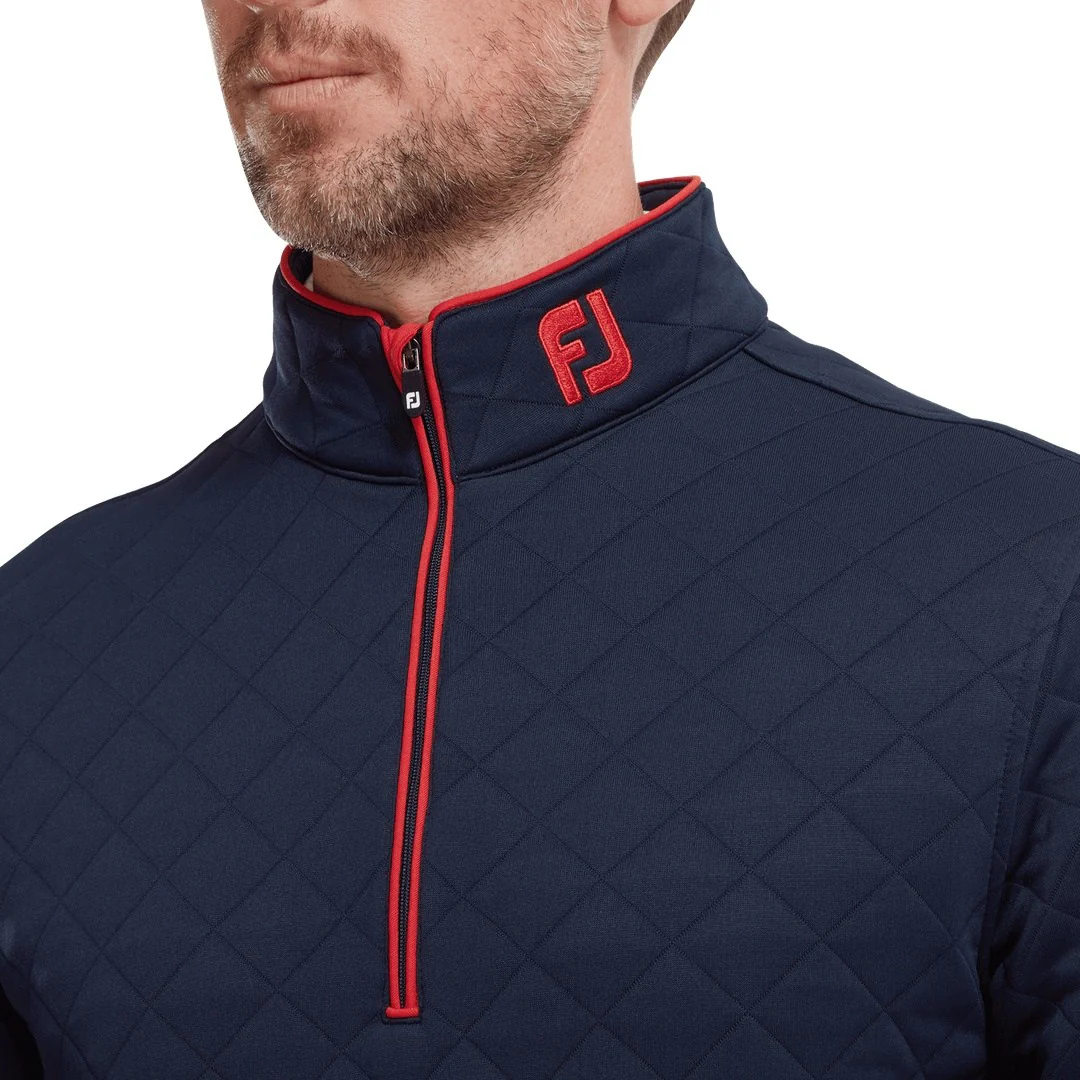 Footjoy Diamond Quilted Chill Out Golf Pullover 88452 - Image 5