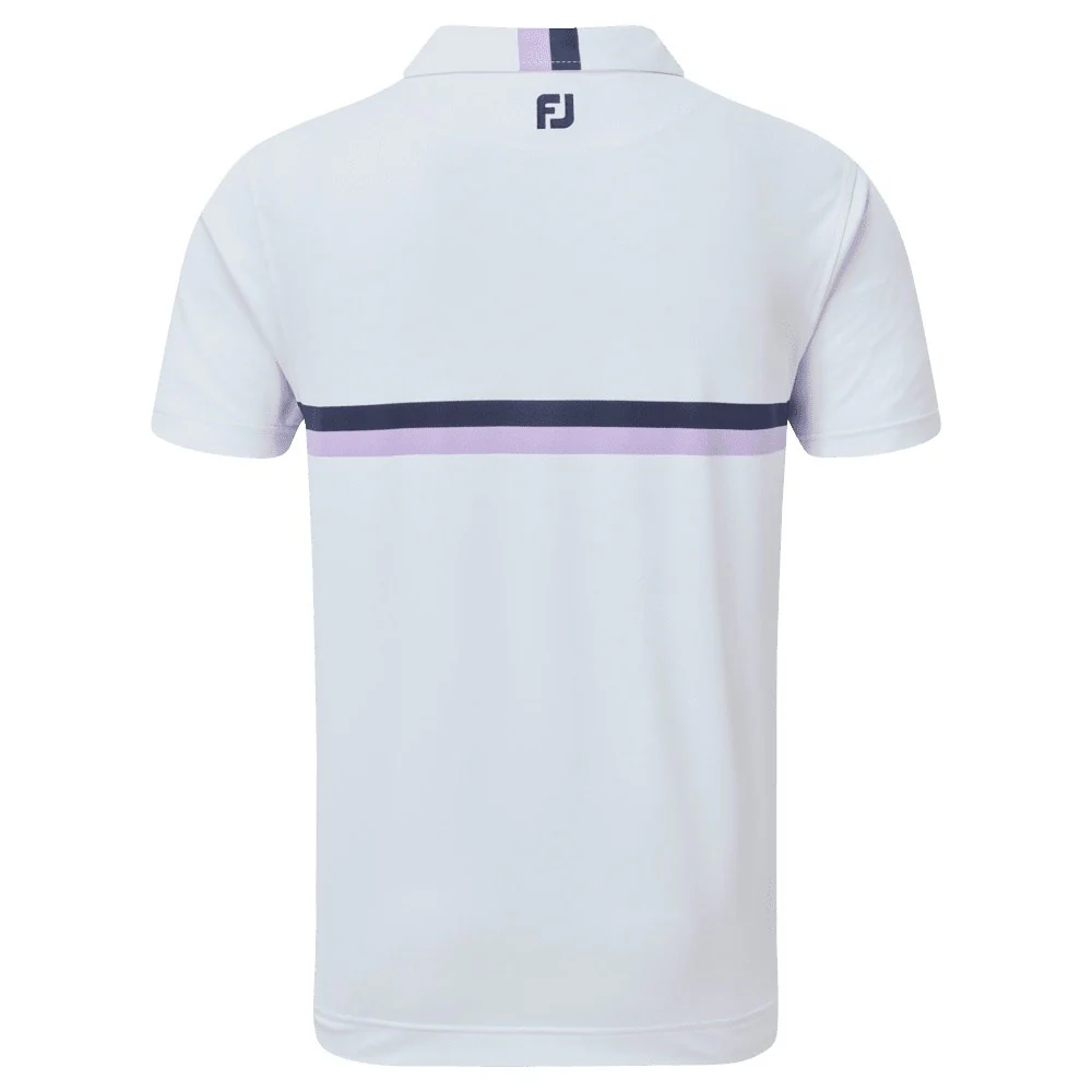 FootJoy Double Chest Band Pique Golf Polo Shirt 88389 - Image 2