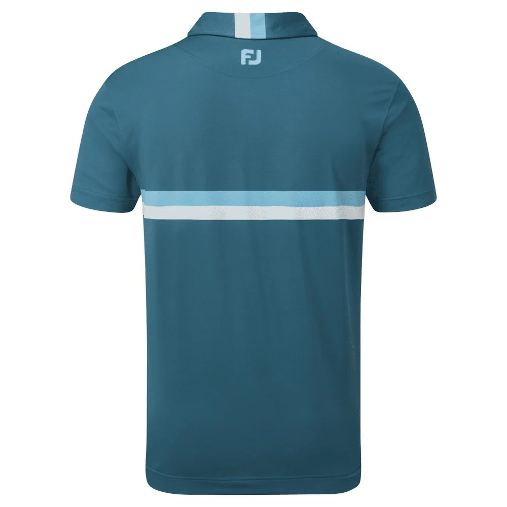 FootJoy Double Chest Band Pique Golf Polo Shirt 88391 - Image 2