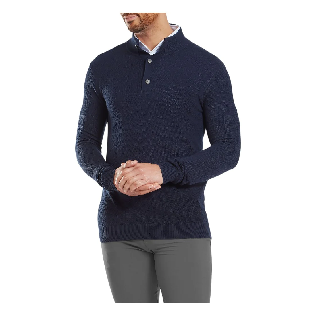 FootJoy Dri Release Button Placket Golf Sweater 34089 - Image 3
