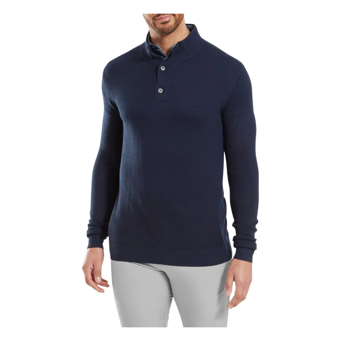 FootJoy Dri Release Button Placket Golf Sweater 34088 - Image 3