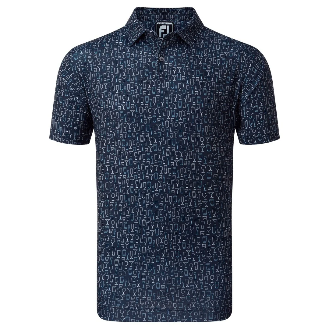 FootJoy Glass Print Golf Polo Shirt 80038