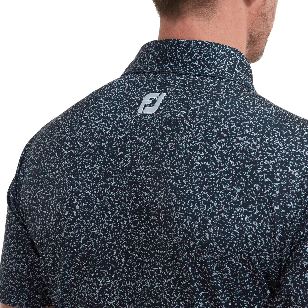 Footjoy Granite Print Lisle Golf Shirt 88415 - Image 5