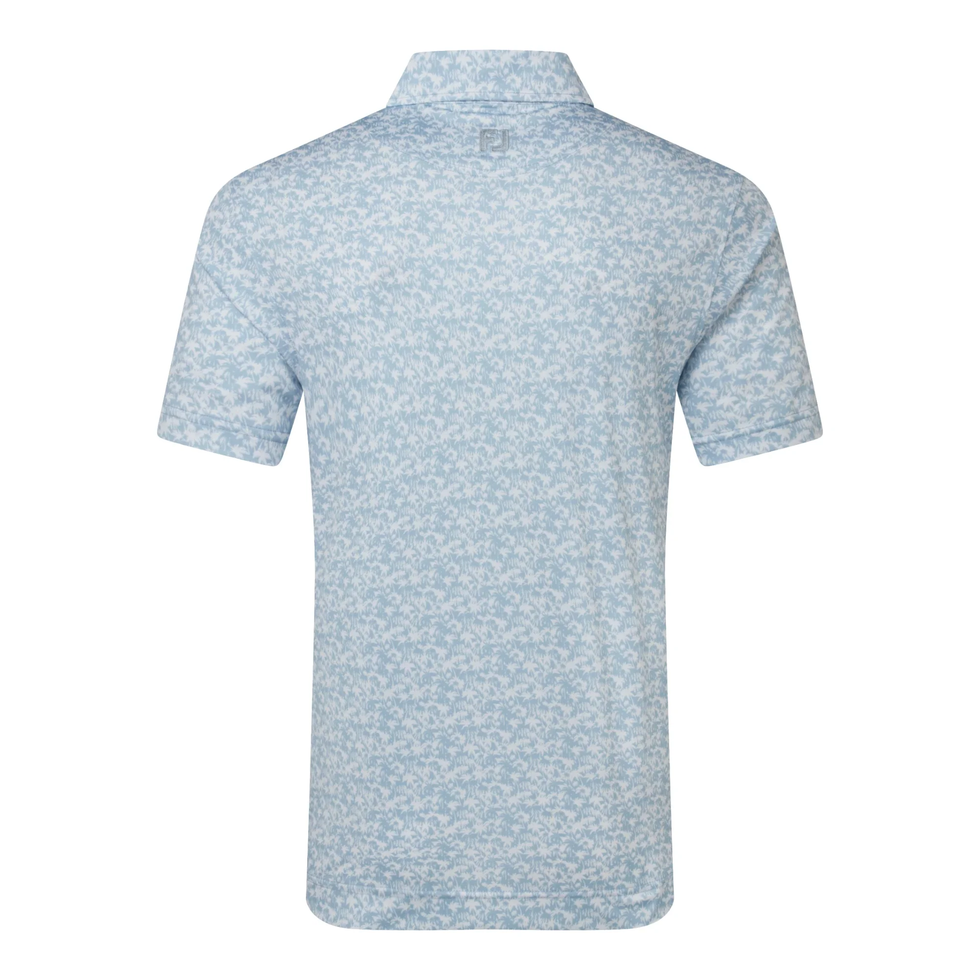 Footjoy Hidden Palm Print Lisle Golf Polo Shirt 39242 - Image 2