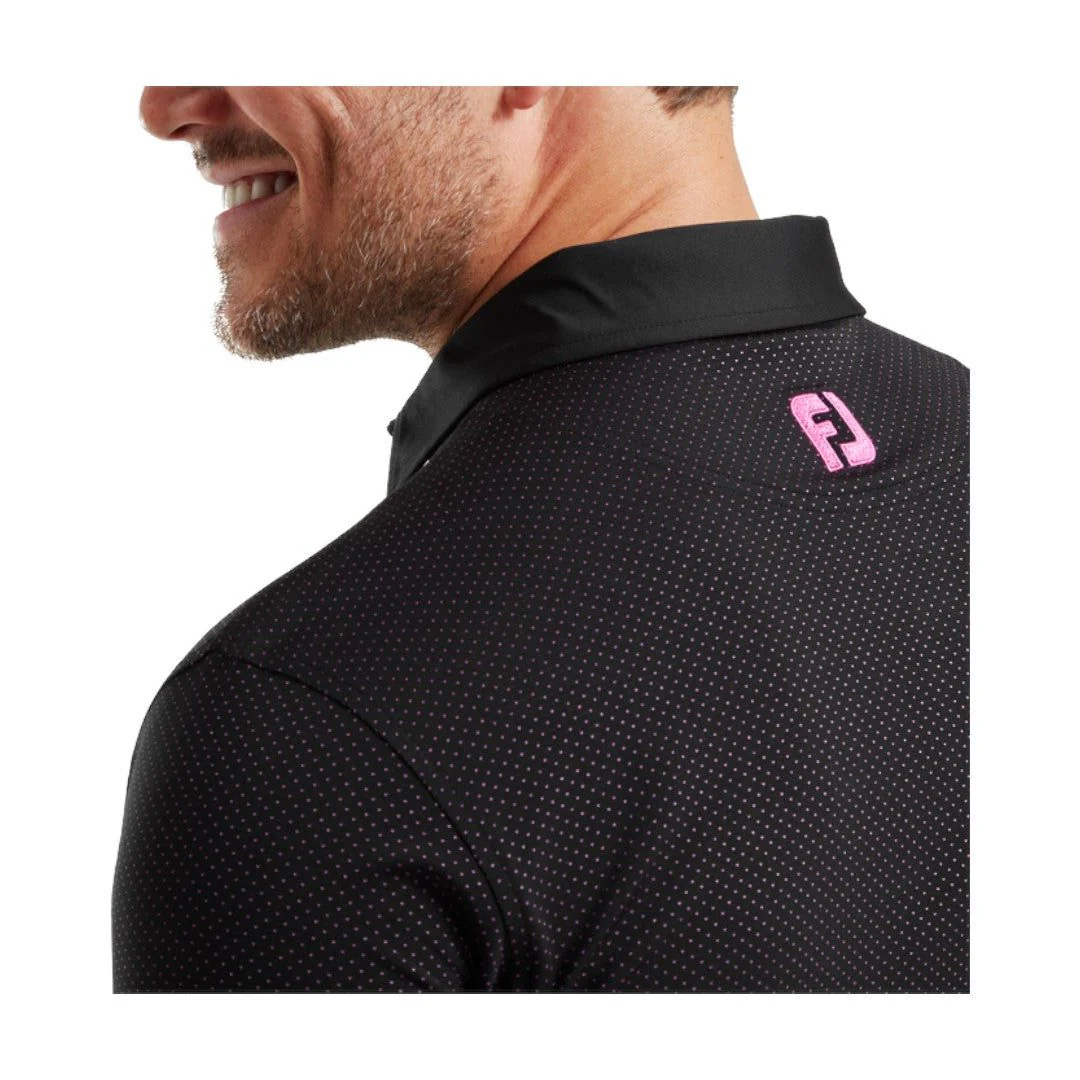 FootJoy Jacquard Dot Golf Polo Shirt 31931 - Image 5