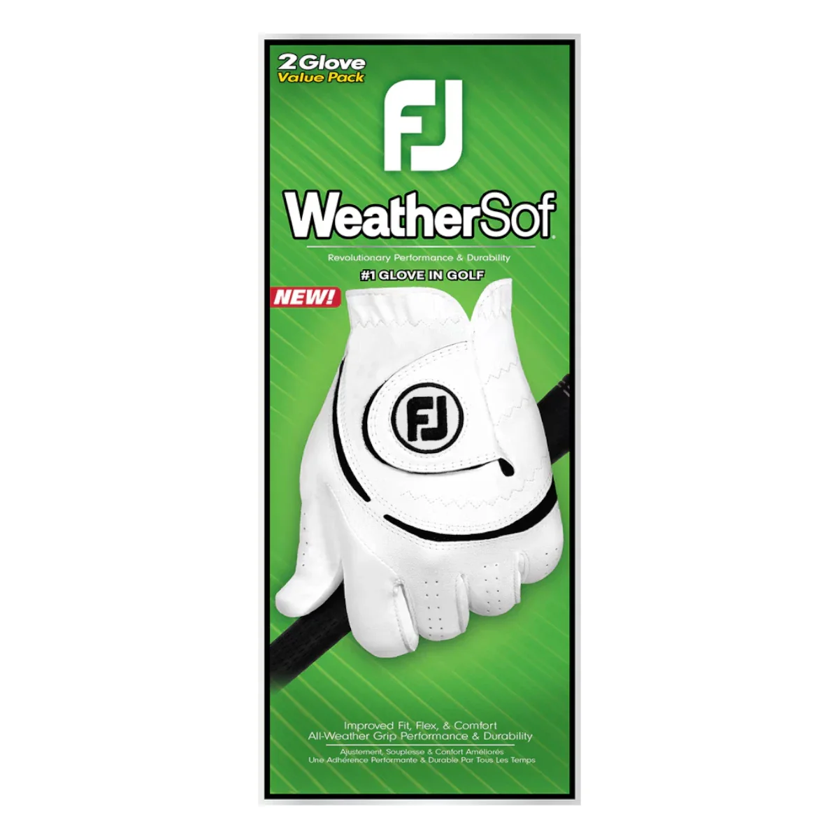 Footjoy Ladies WeatherSof Golf Glove | 2 Pack 66219 - Image 4