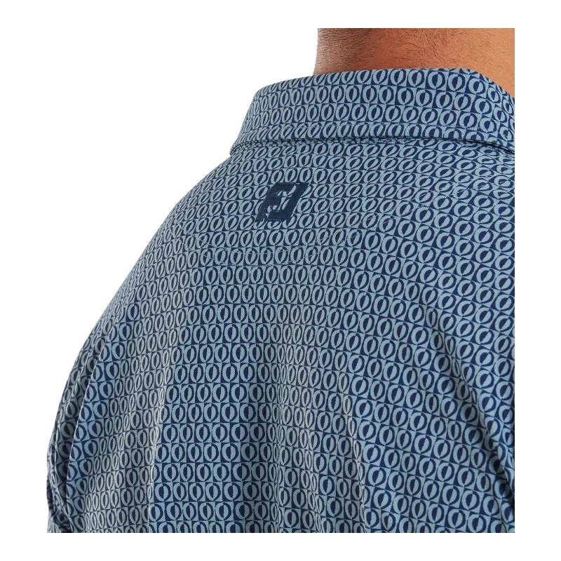 FootJoy Modernist Geo Pique Golf Polo Shirt 37792 - Image 5