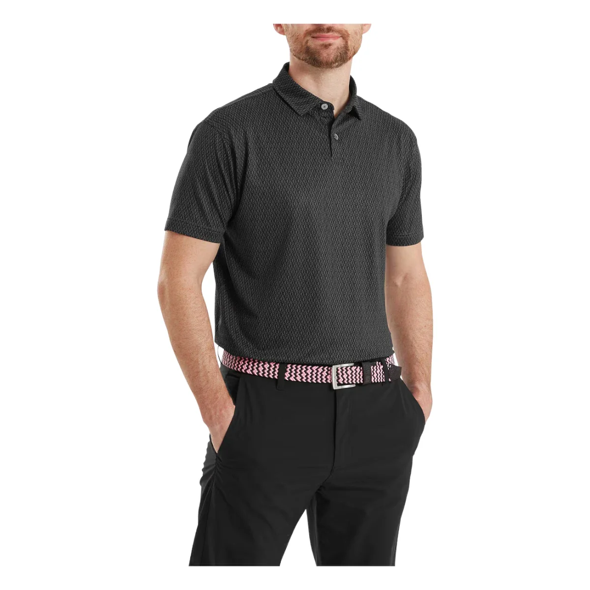 FootJoy Modernist Geo Pique Polo Shirt 39349 - Image 3