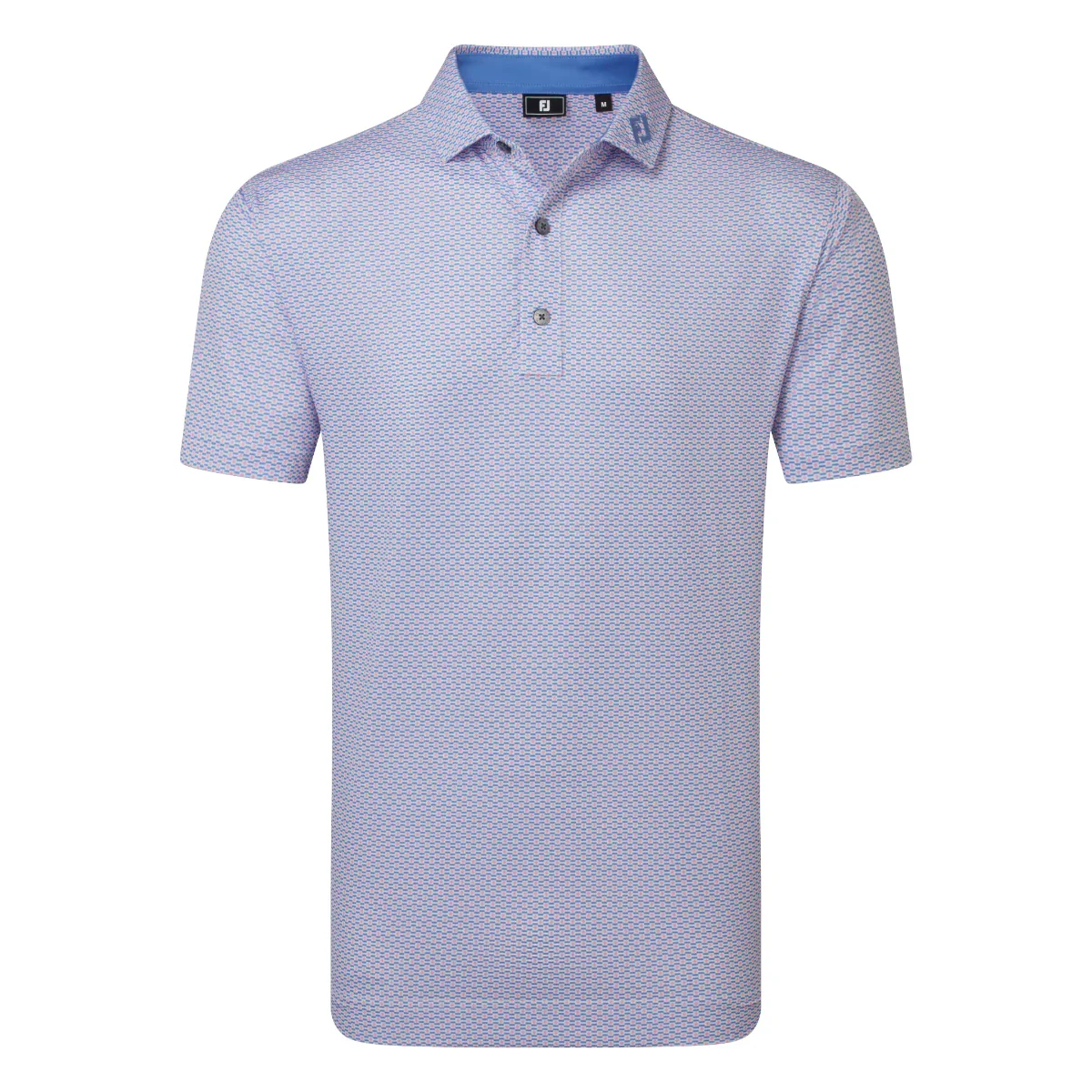 FootJoy Nautical Flag Print Lisle Golf Polo Shirt 39262