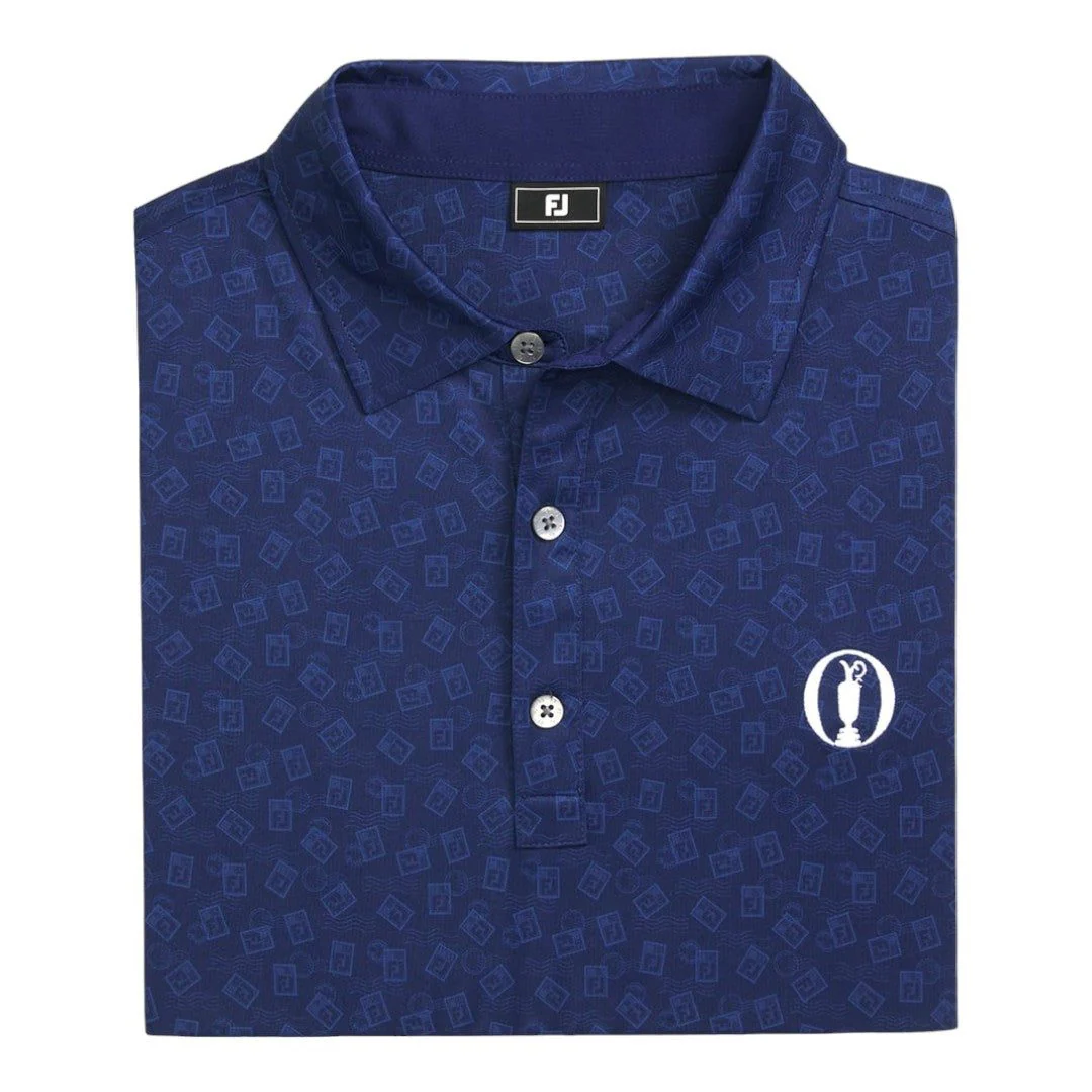 FootJoy 152nd Open Stamp Print Golf Polo Shirt 32532 - Image 6