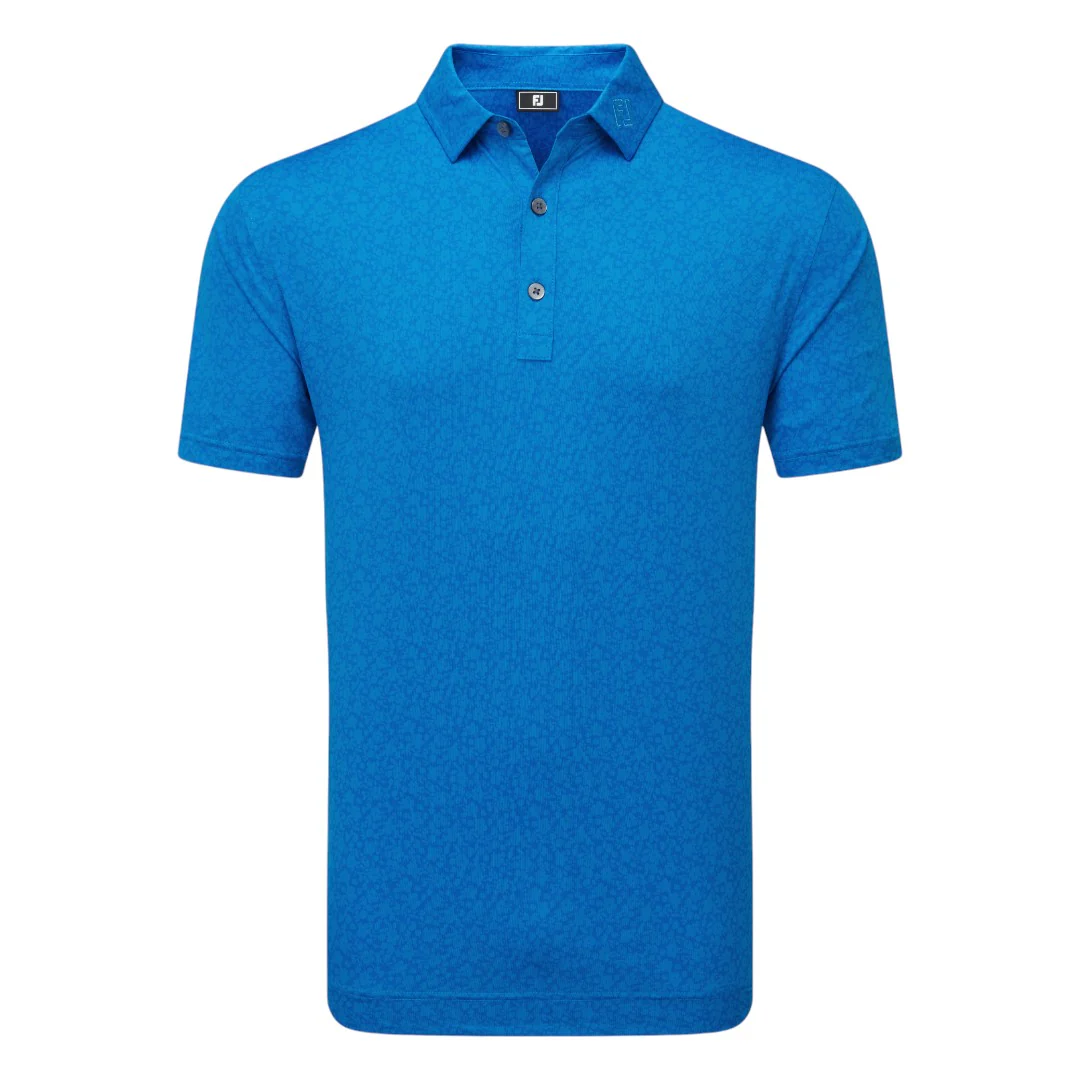 FootJoy Painted Floral Lisle Golf Polo Shirt 34129