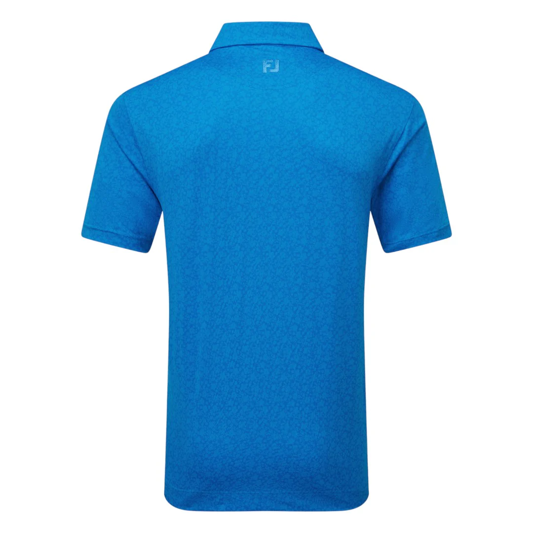 FootJoy Painted Floral Lisle Golf Polo Shirt 34129 - Image 2