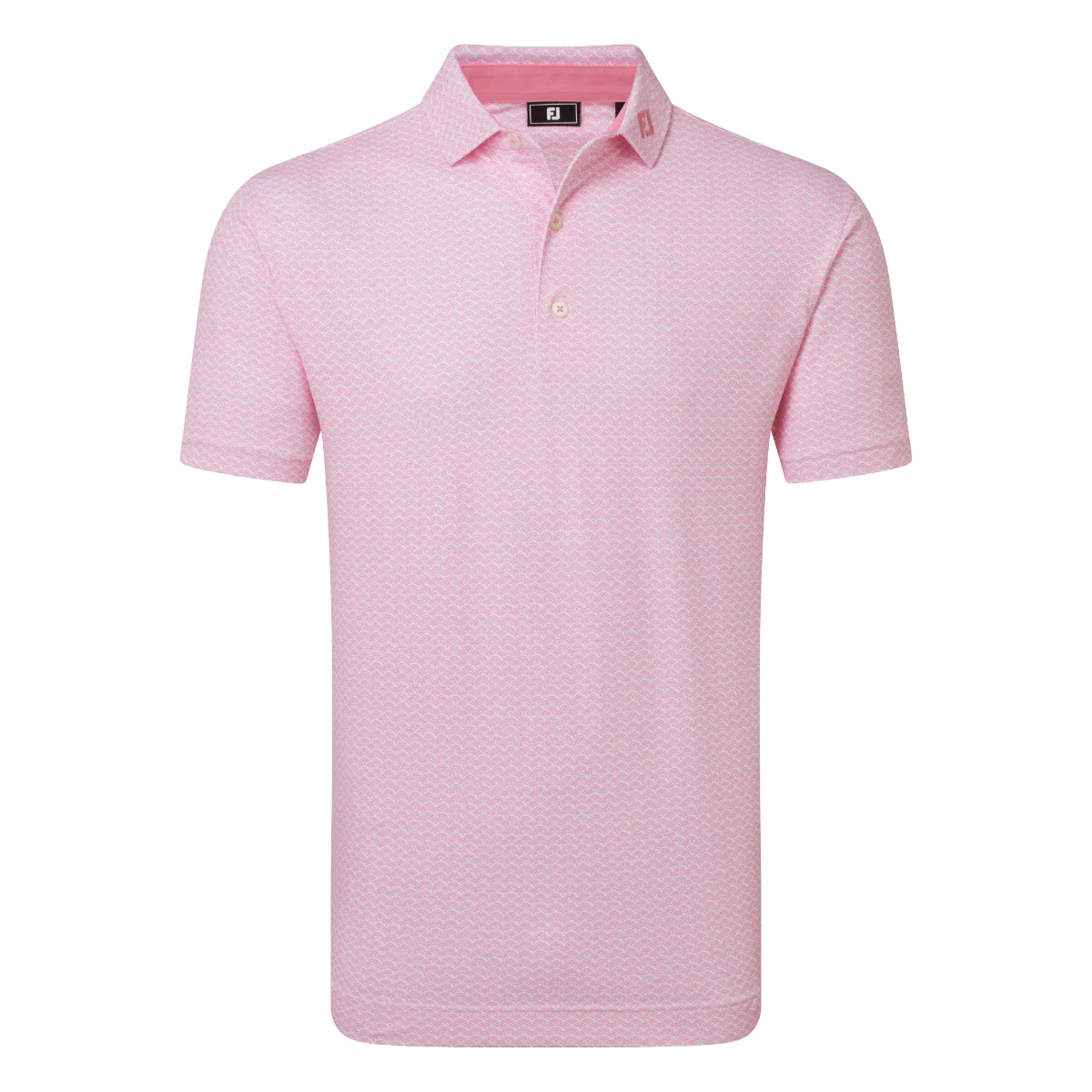 FootJoy Scallop Geo Pique Golf Polo Shirt 39240