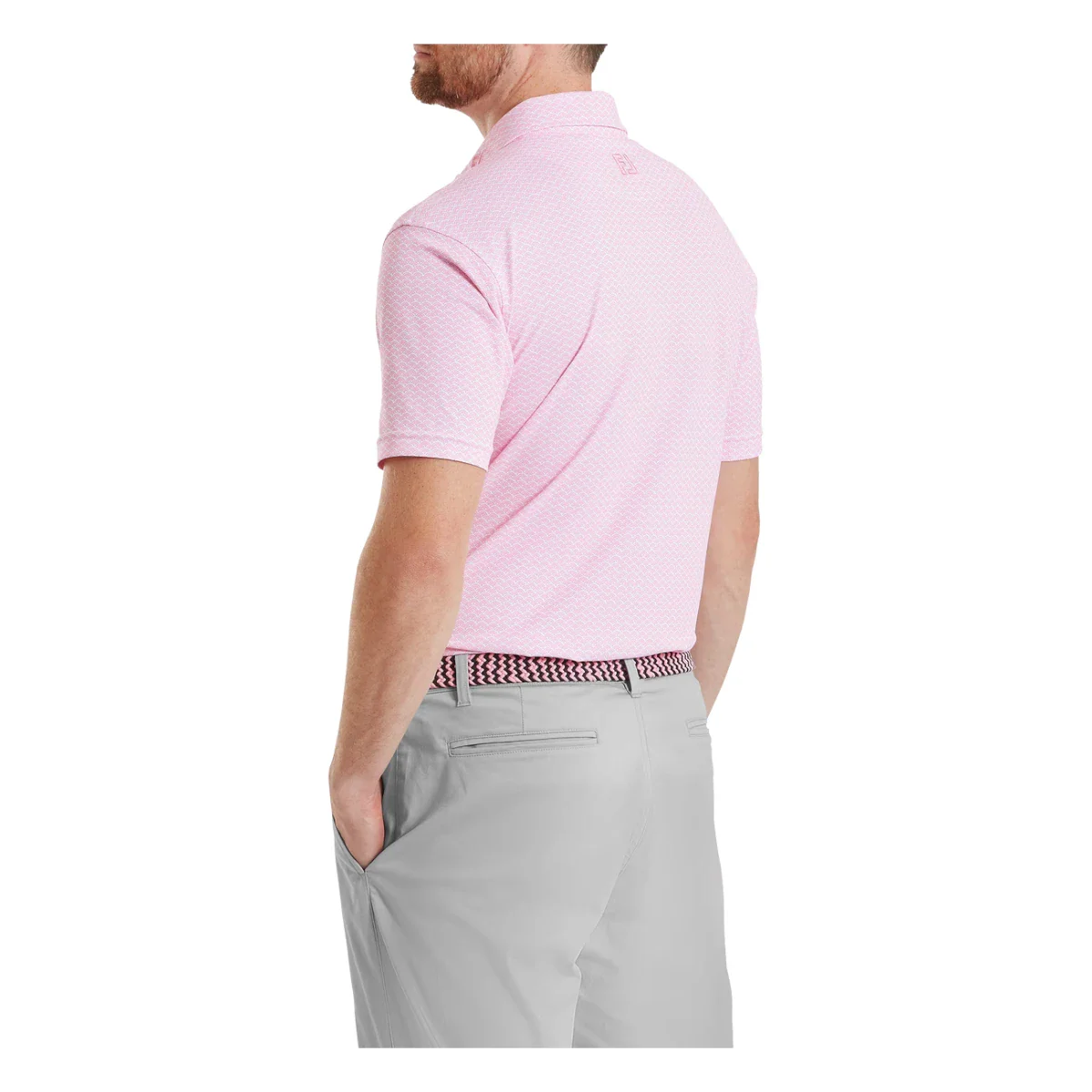 FootJoy Scallop Geo Pique Golf Polo Shirt 39240 - Image 4