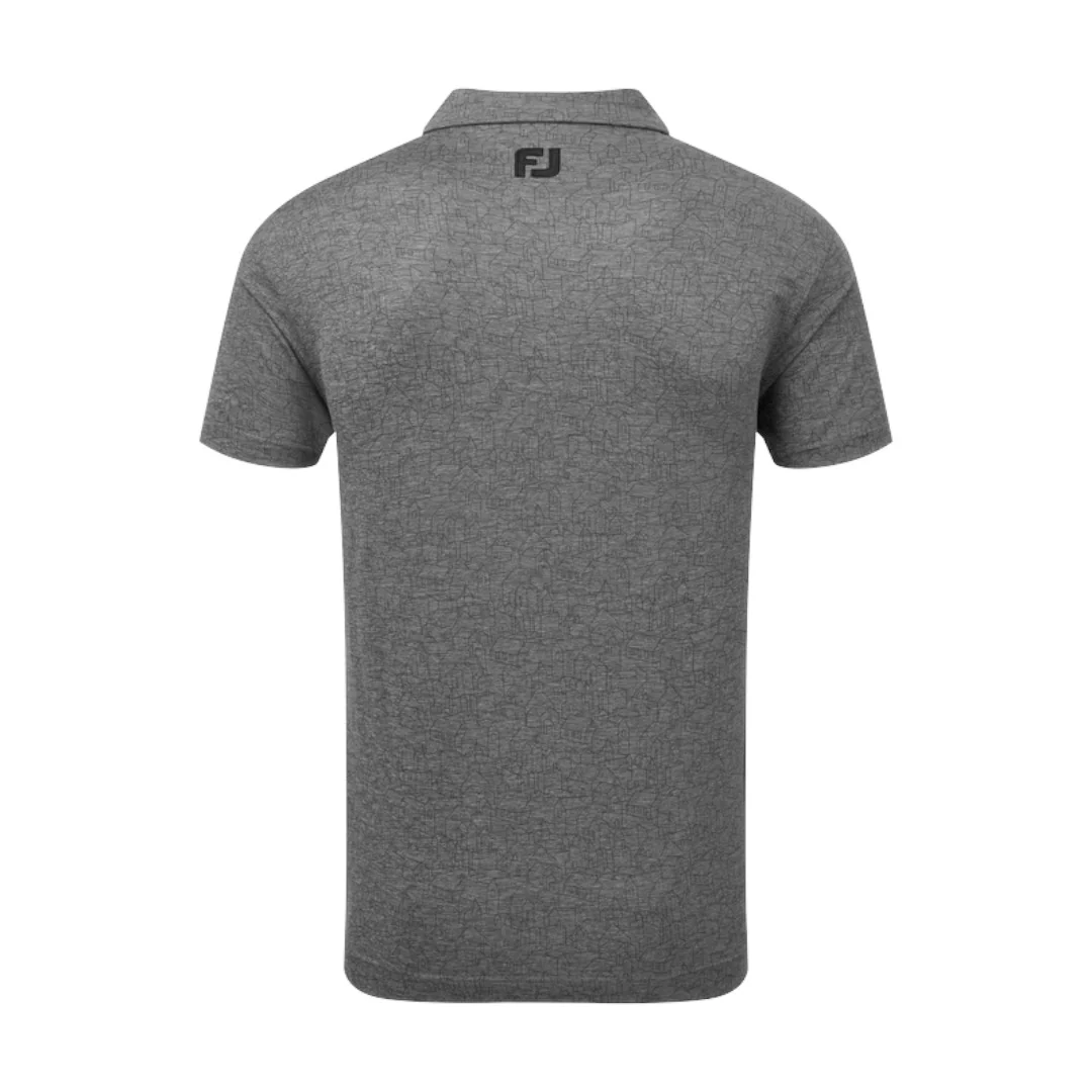 FootJoy Scottish Town Print Golf Polo Shirt 31937 - Image 2