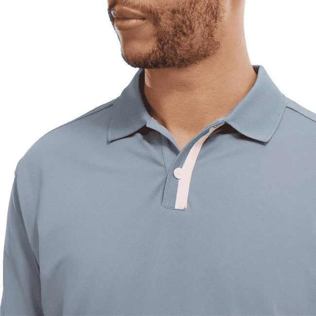 FootJoy Solid Stripe Placket Pique Golf Shirt 88381 - Image 3