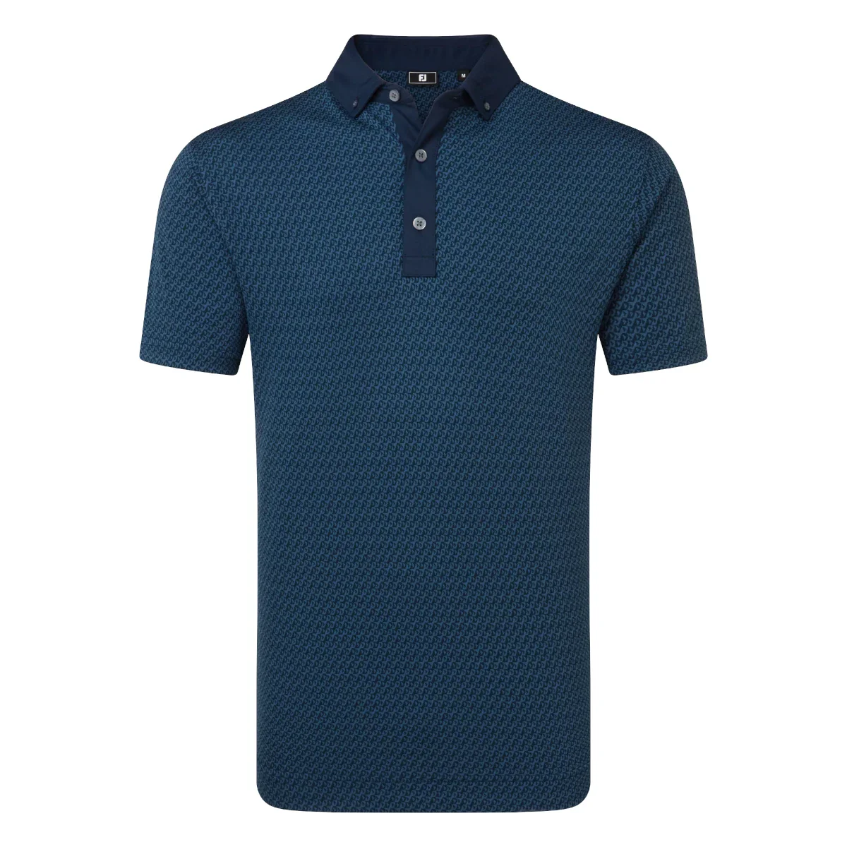 FootJoy Star Geo Jacquard Golf Polo Shirt 39259