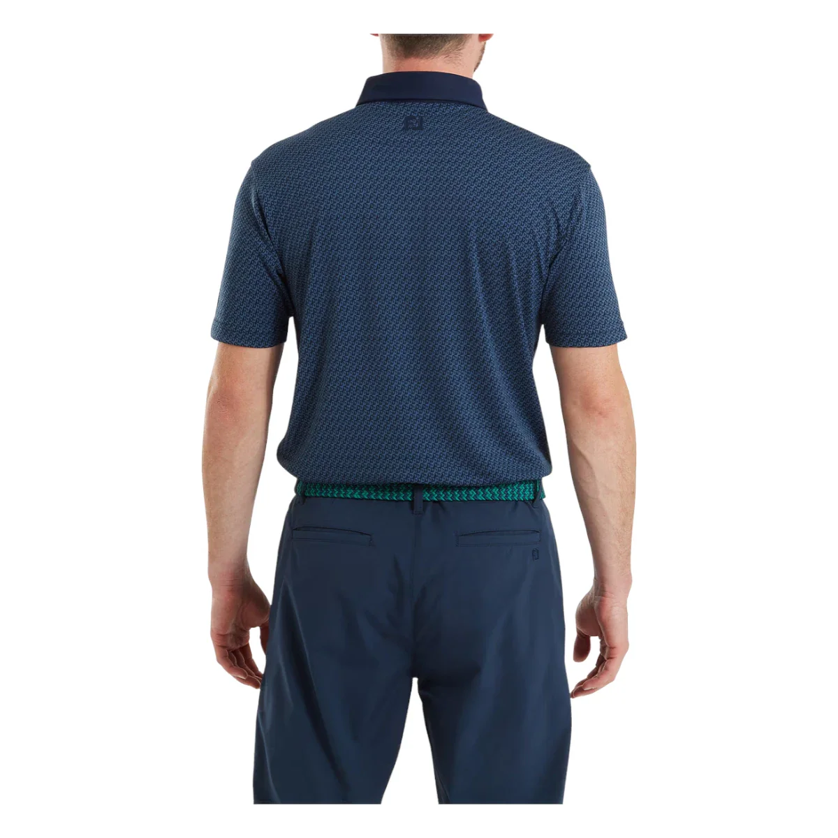 FootJoy Star Geo Jacquard Golf Polo Shirt 39259 - Image 4