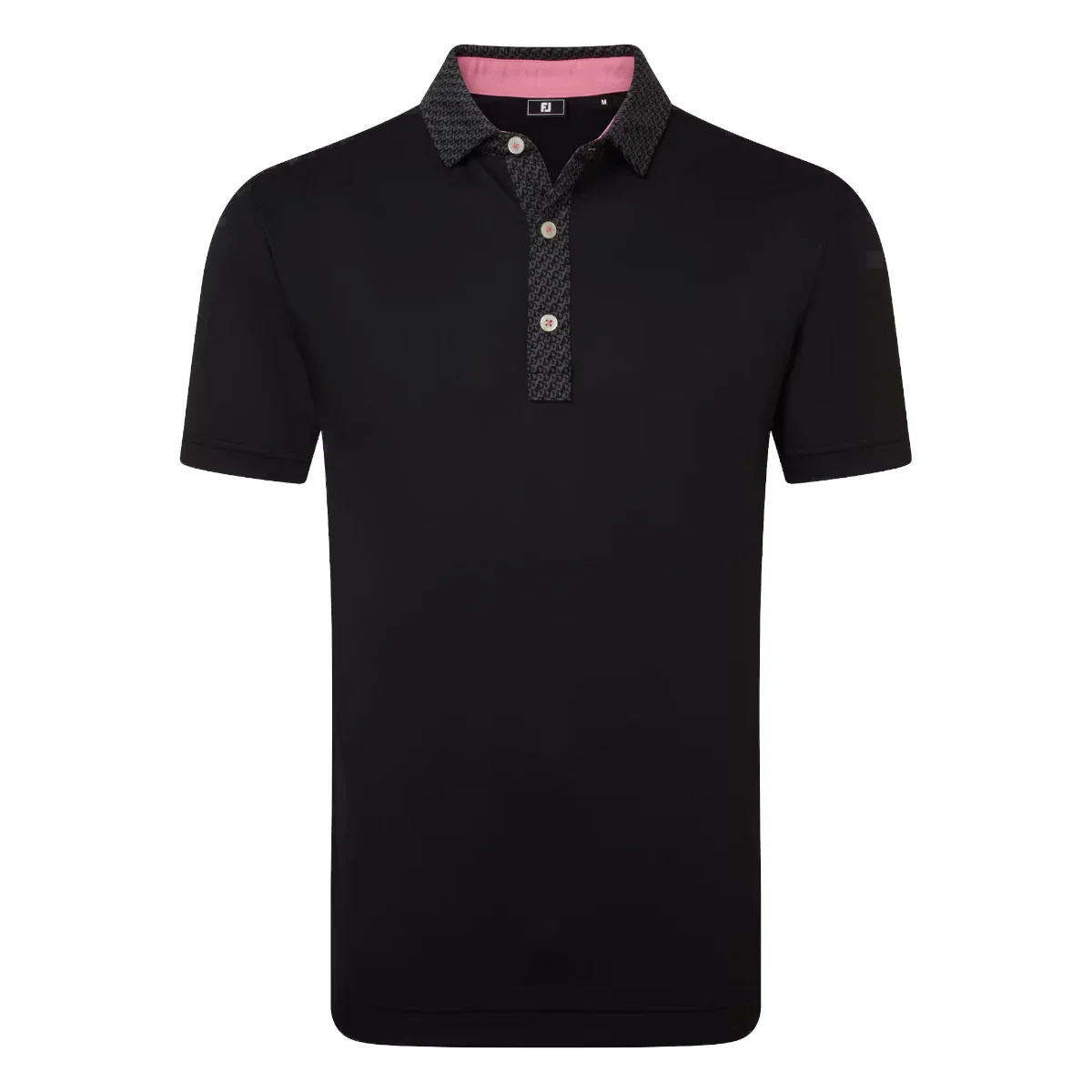 FootJoy Star Geo Trim Pique Golf Polo Shirt 39285