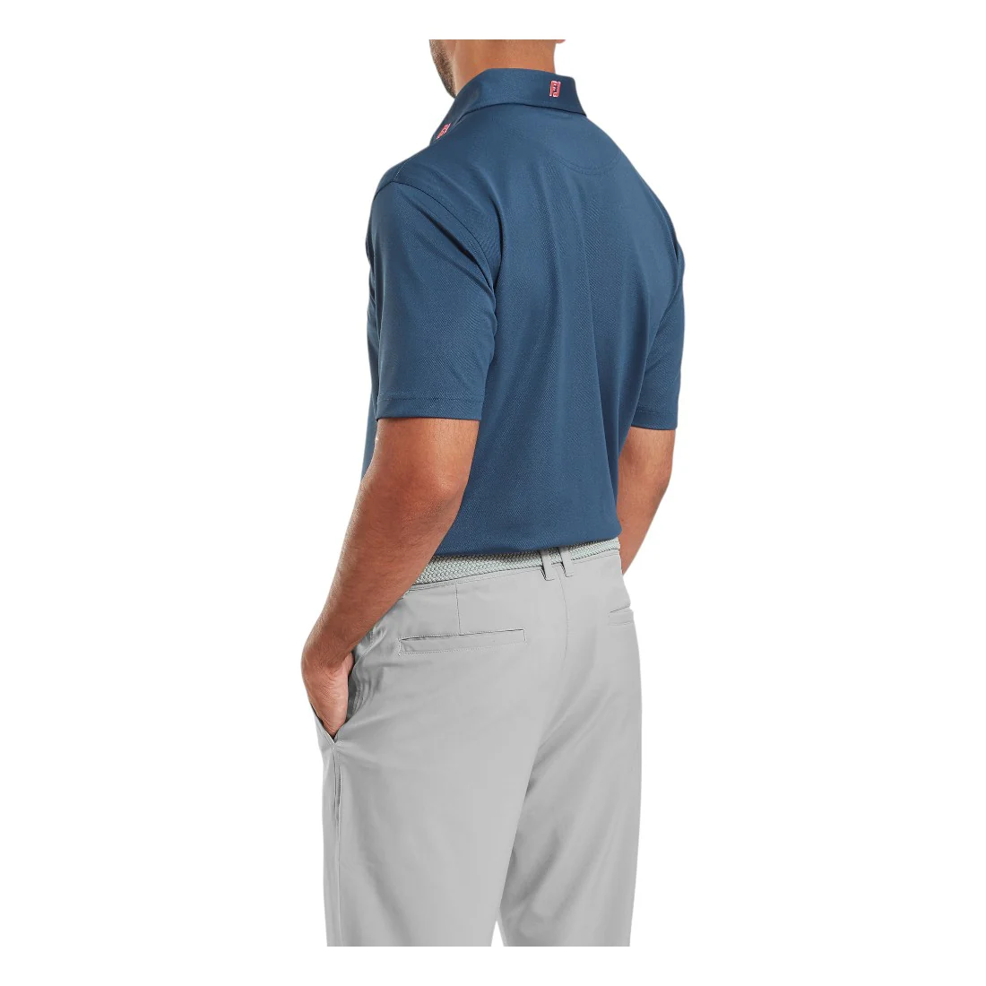 FootJoy Stretch Pique Solid Golf Polo Shirt 34077 - Image 4
