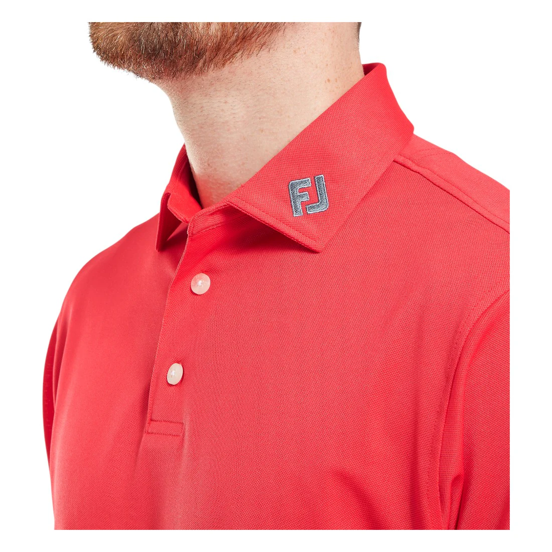 FootJoy Stretch Pique Solid Golf Polo Shirt 34080 - Image 5