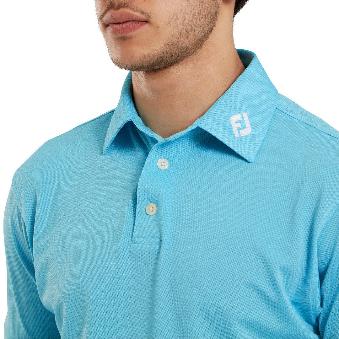 FootJoy Stretch Pique Solid Golf Polo Shirt 80132 - Image 3