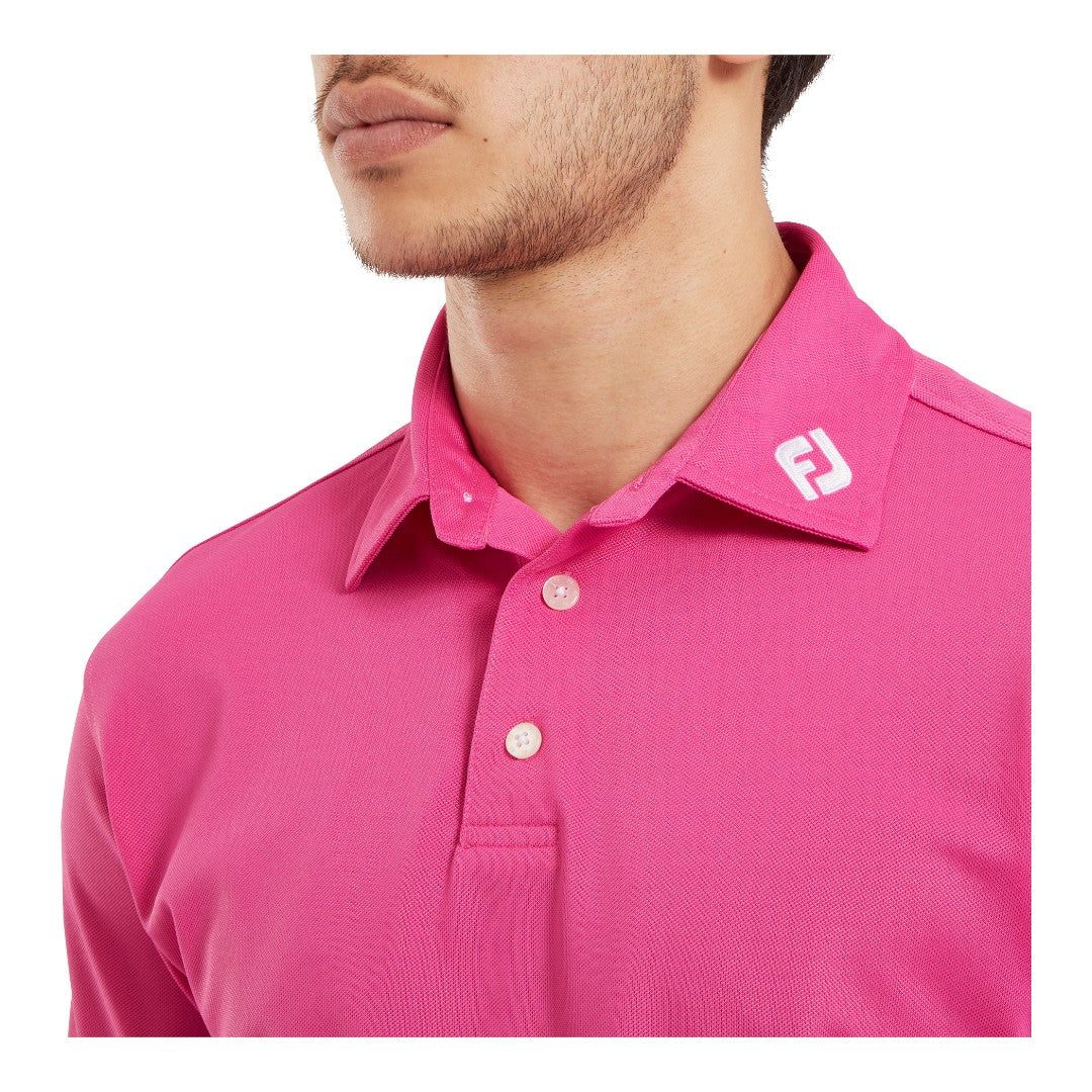 FootJoy Stretch Pique Solid Golf Polo Shirt 81673 - Image 5