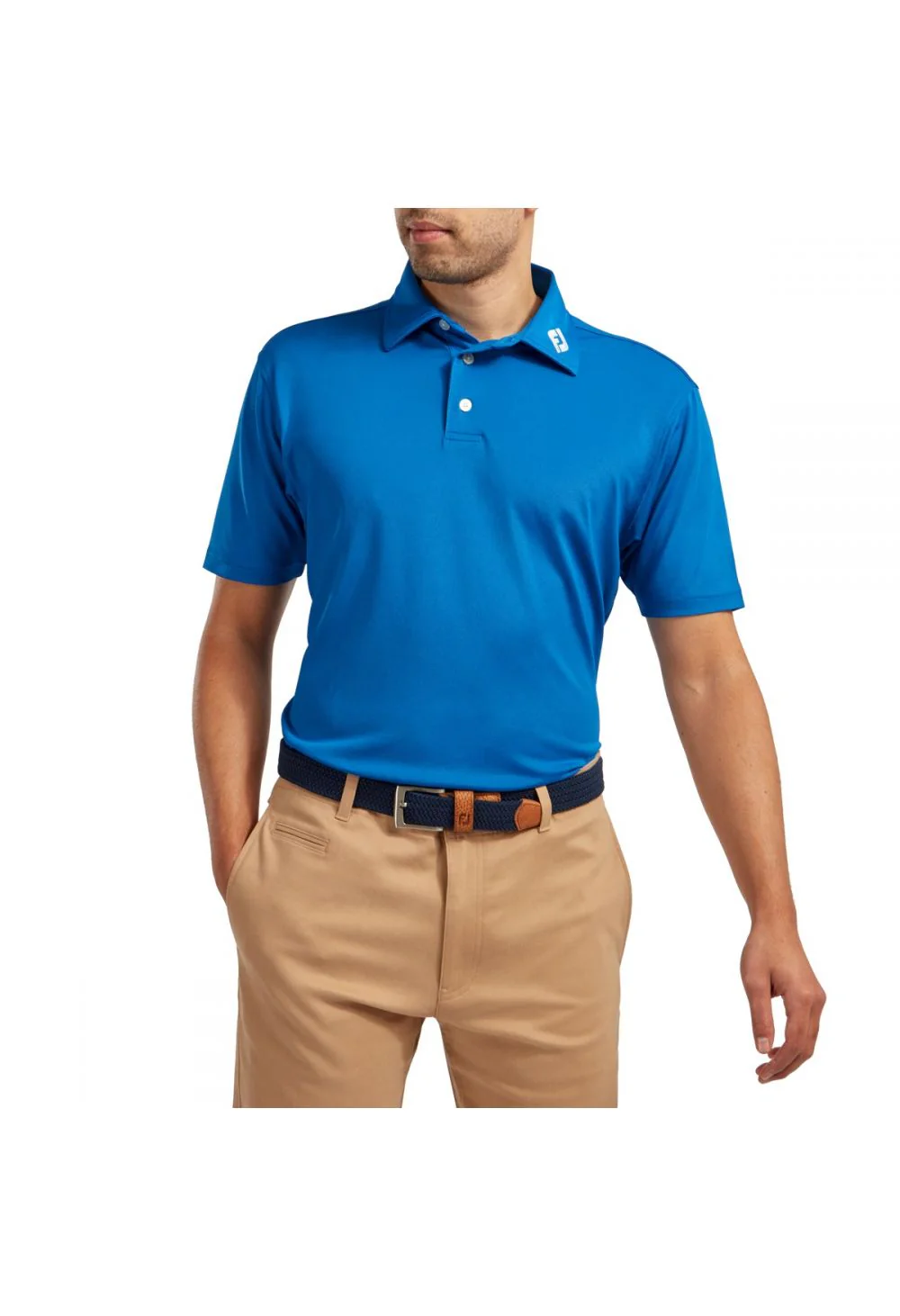 FootJoy Stretch Pique Solid Golf Polo Shirt 91817 - Image 3