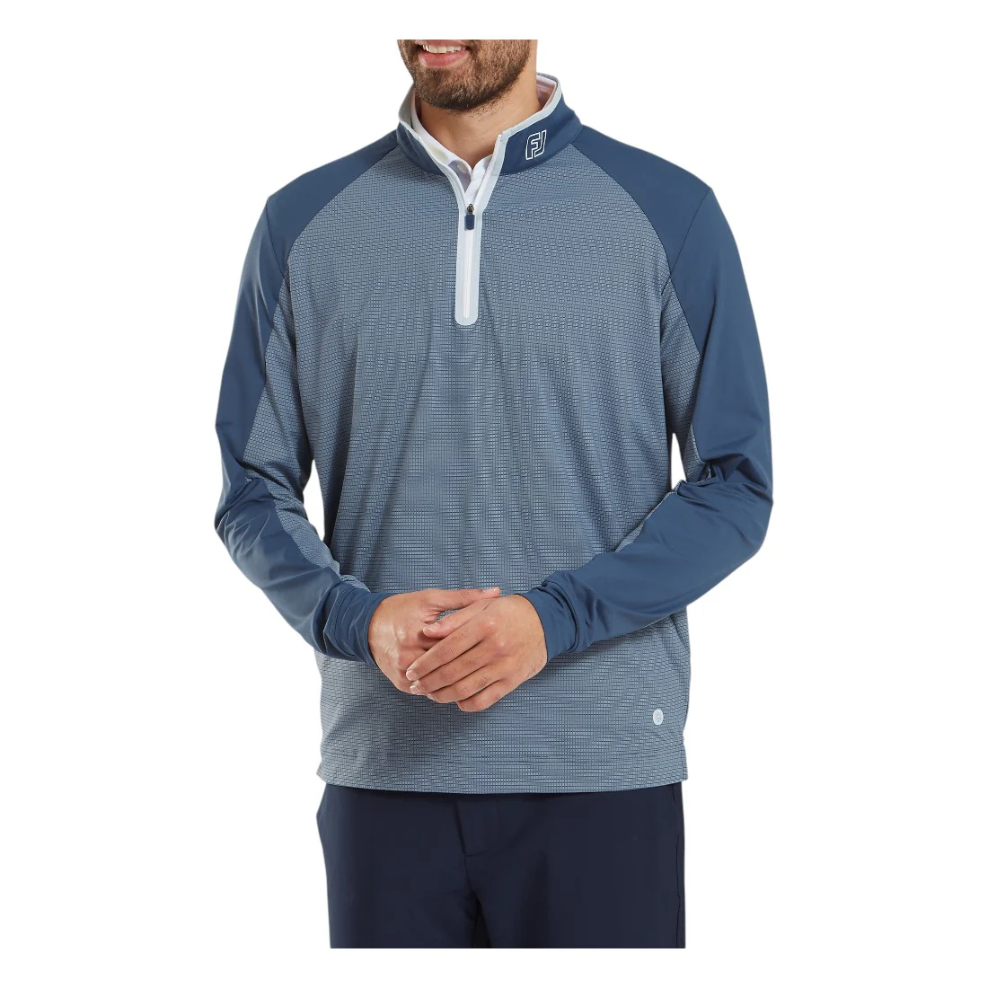 FootJoy TempoSeries Mixed Texture Chill-Out Golf Mid Layer 34119 - Image 2
