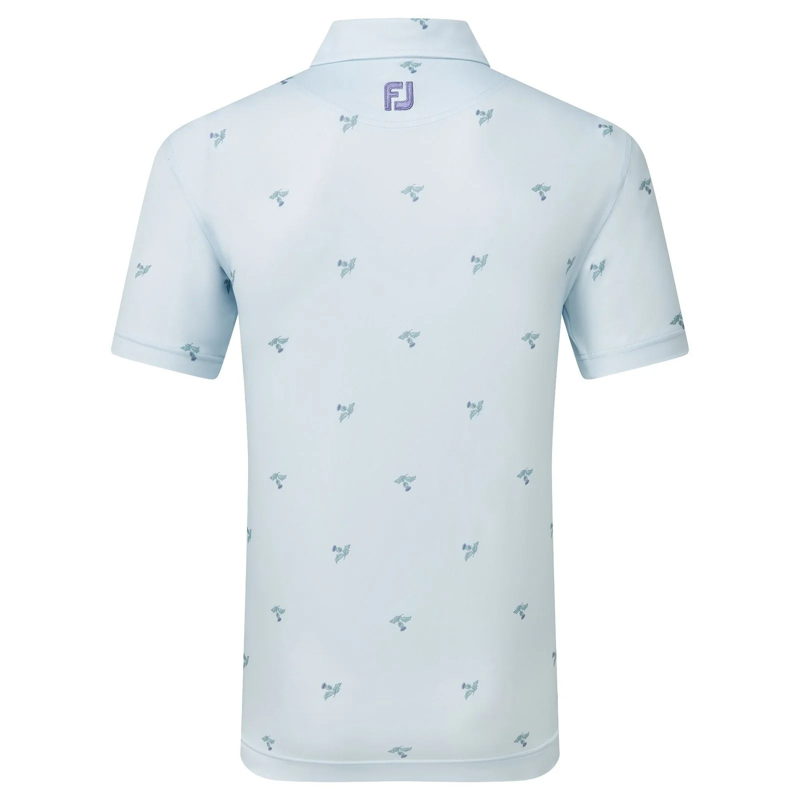 FootJoy Thistle Print Lisle Golf Polo Shirt 80889 - Image 2