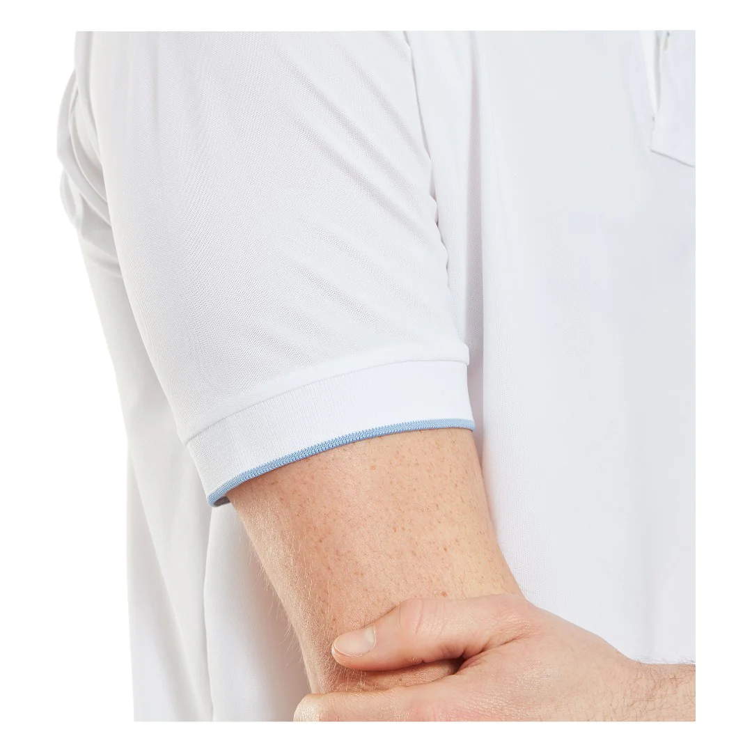 FootJoy Tipped Pique Golf Polo Shirt 34074 - Image 5