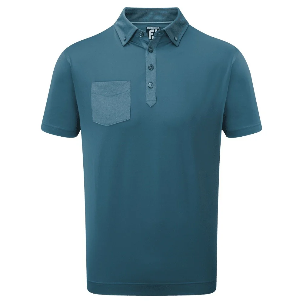 FootJoy Tonal Trim with Pocket Golf Shirt 88378