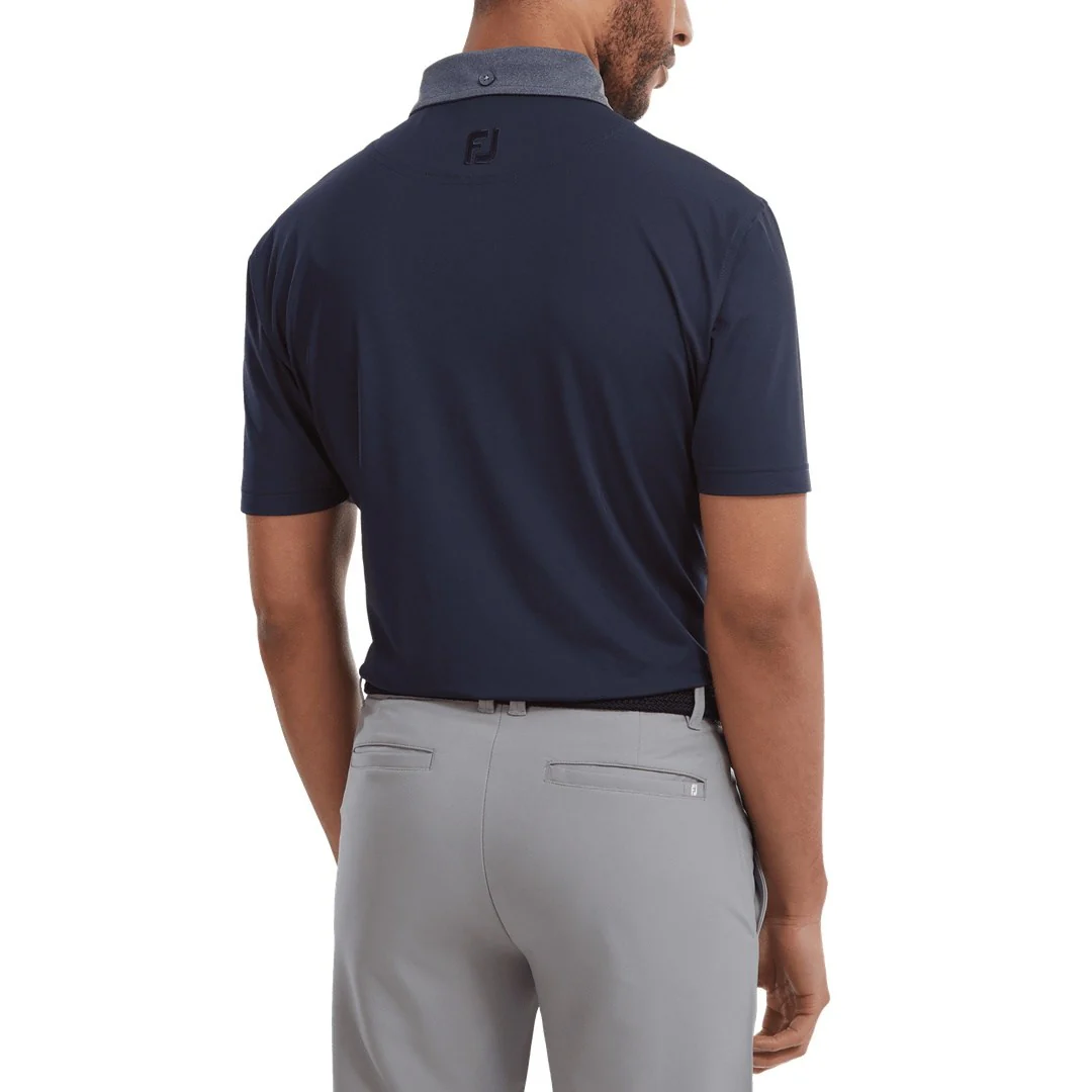 FootJoy Tonal Trim with Pocket Golf Shirt 88377 - Image 3
