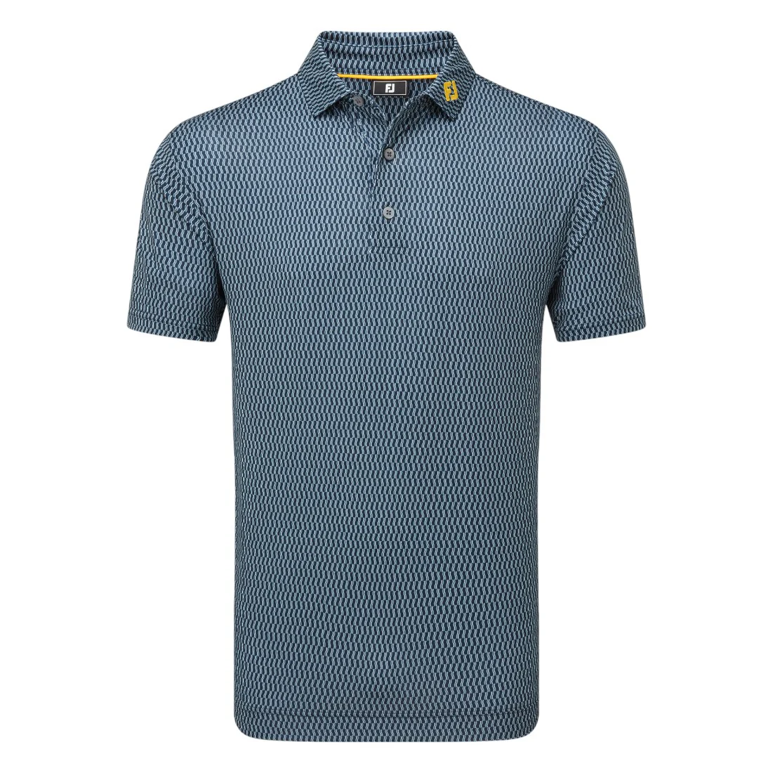 FootJoy Wiggle Print Lisle Golf Polo Shirt 34000