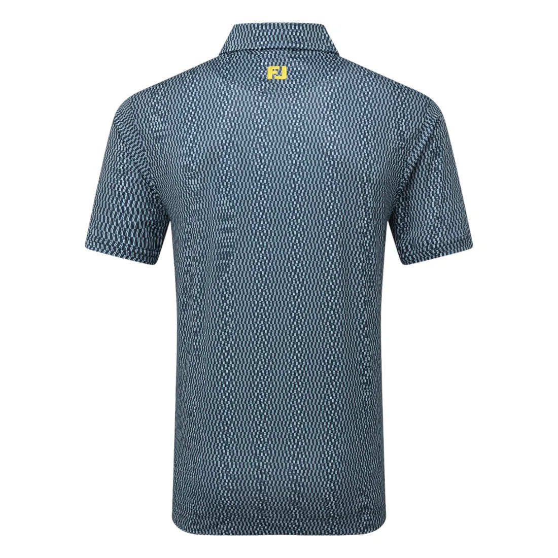 FootJoy Wiggle Print Lisle Golf Polo Shirt 34000 - Image 2