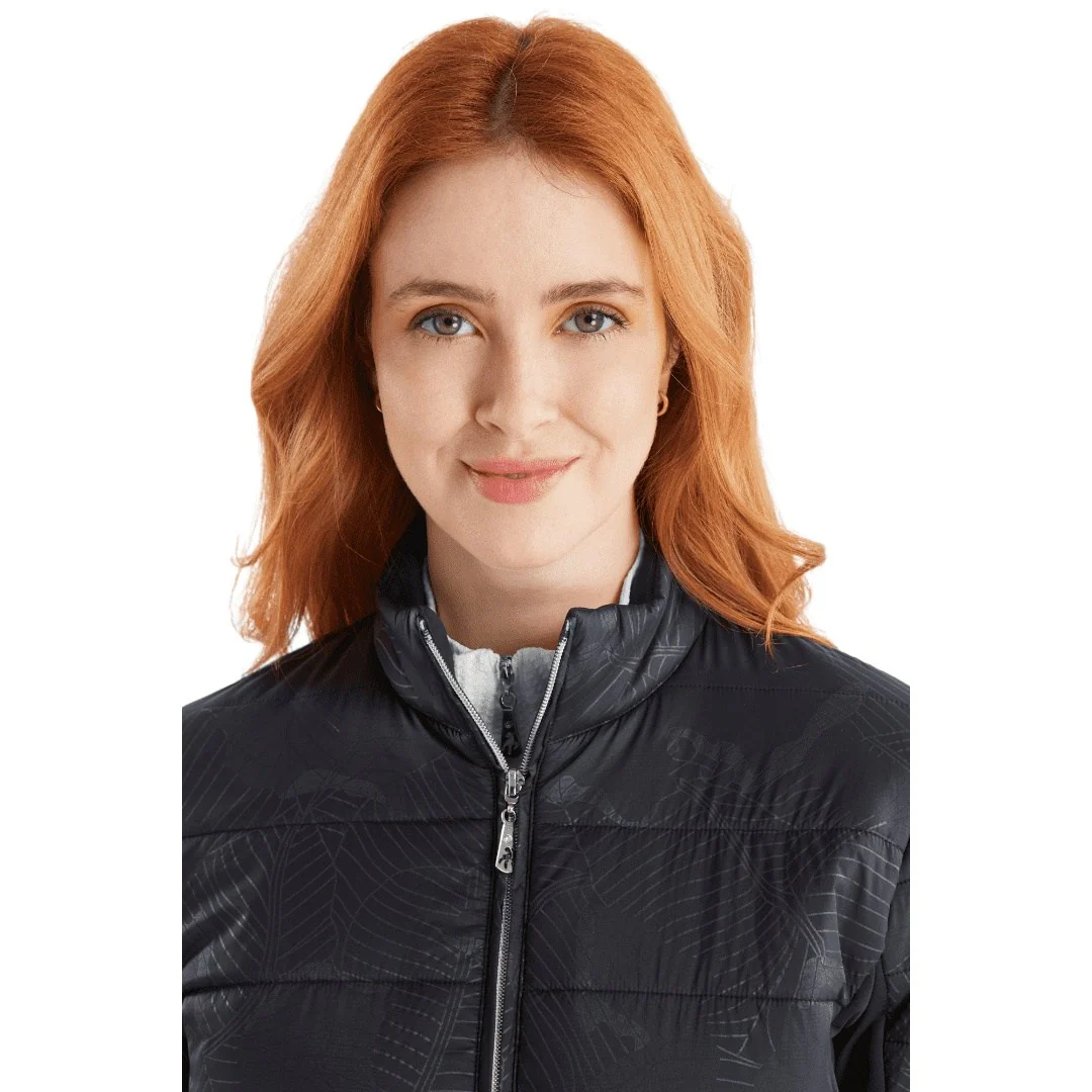 Green Lamb Ladies Kooper Quilted Stretch Panel Golf Jacket AG23995 - Image 3