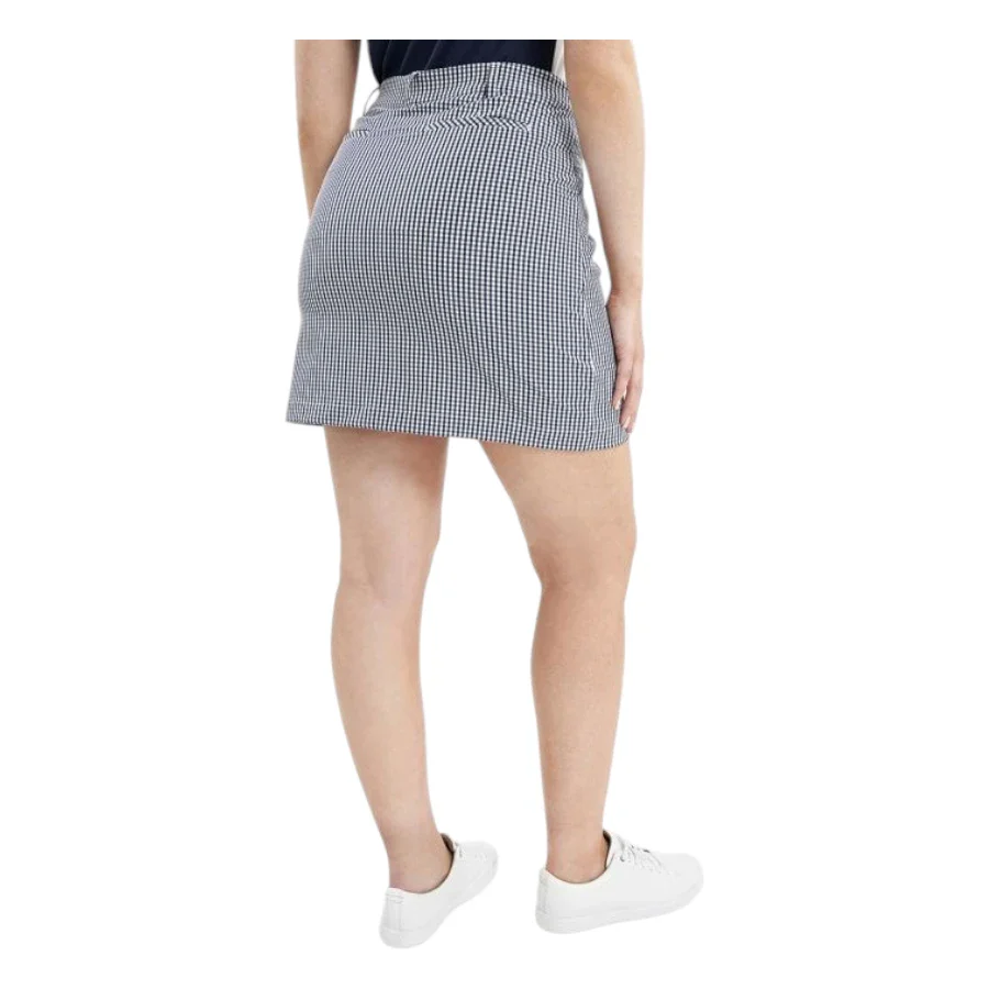 Green Lamb Ladies Olexa Gingham Skort SG24002 - Image 2