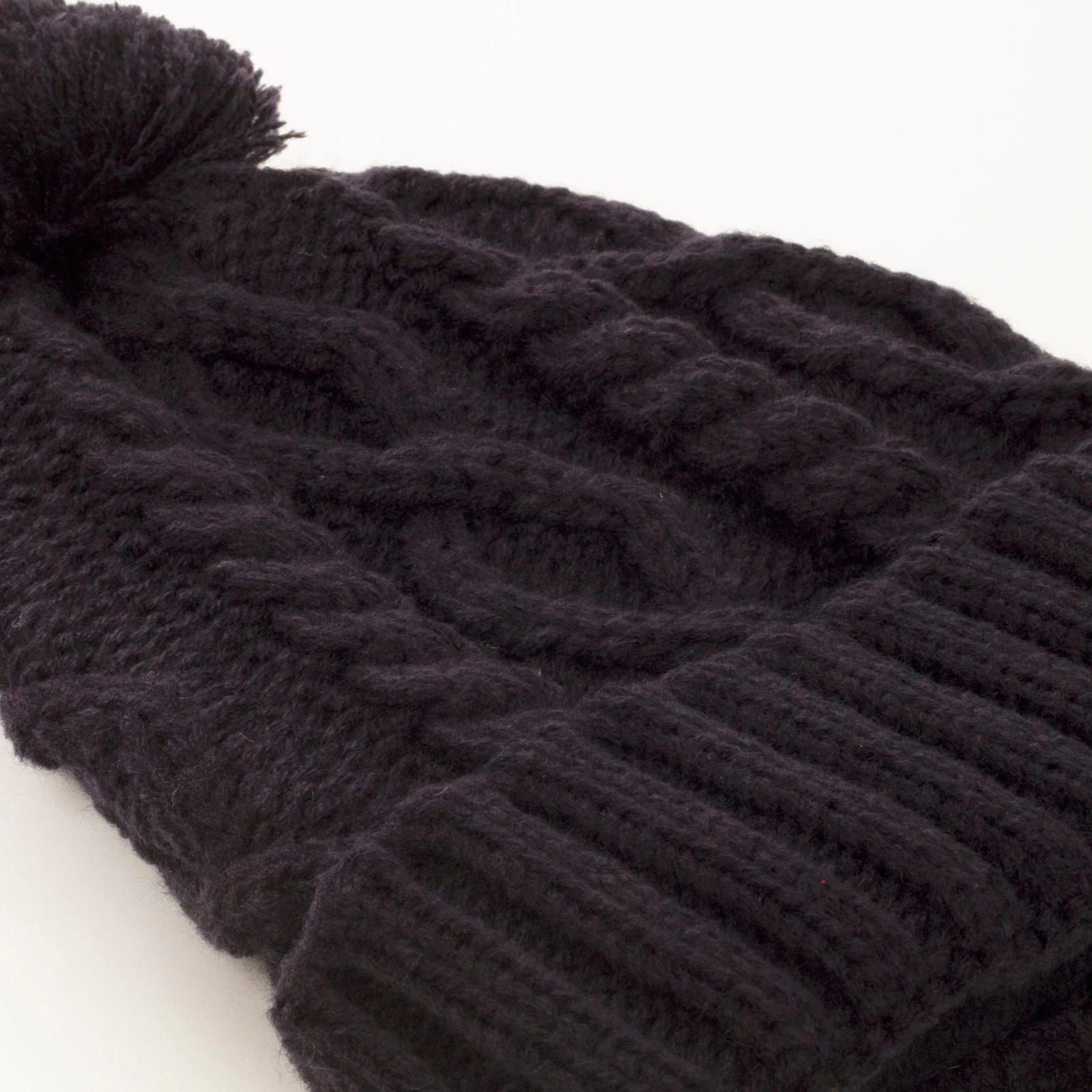 Green Lamb Ladies Krista Fleece Lined Cable Golf Hat AG23998 - Image 5