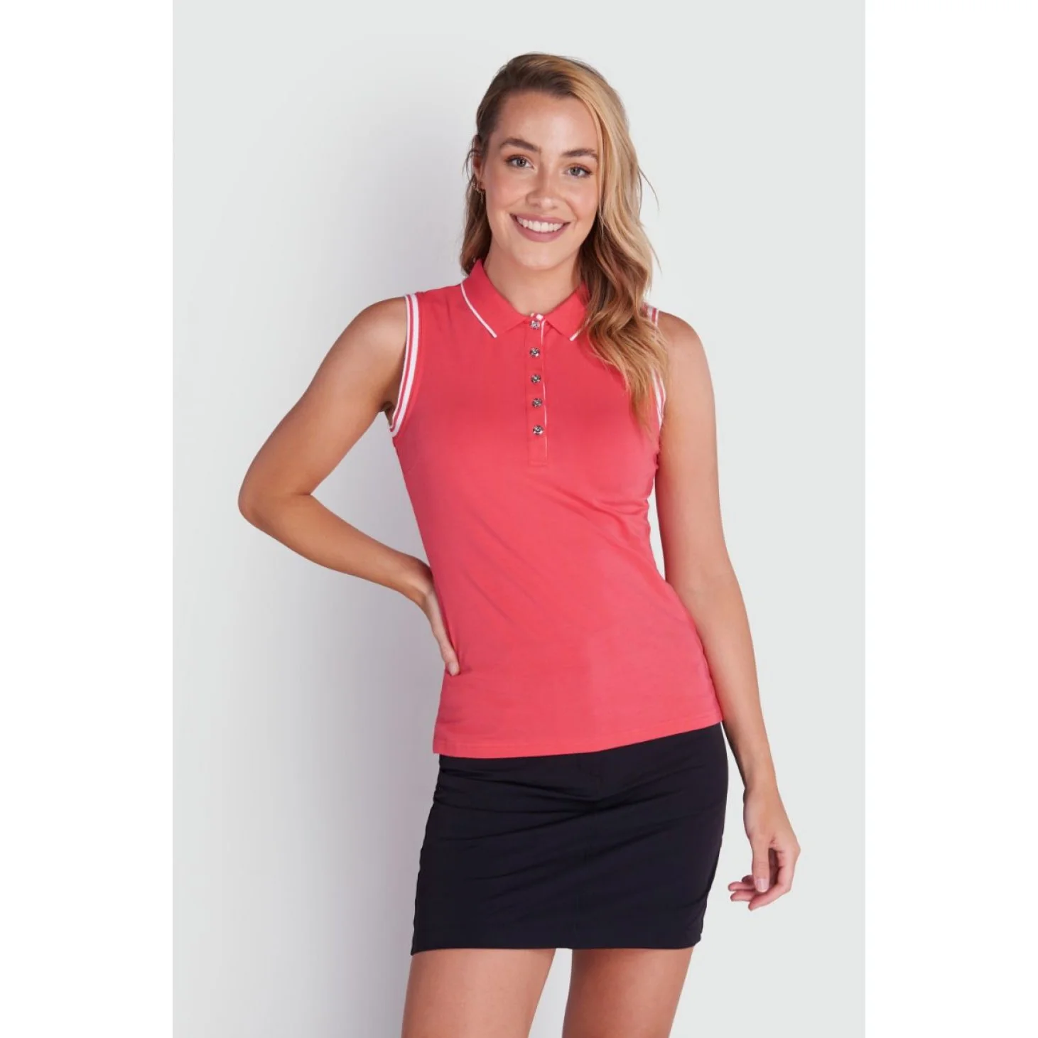 Green Lamb Ladies Ellen Club SL Golf Polo Shirt SG21861 - Image 5